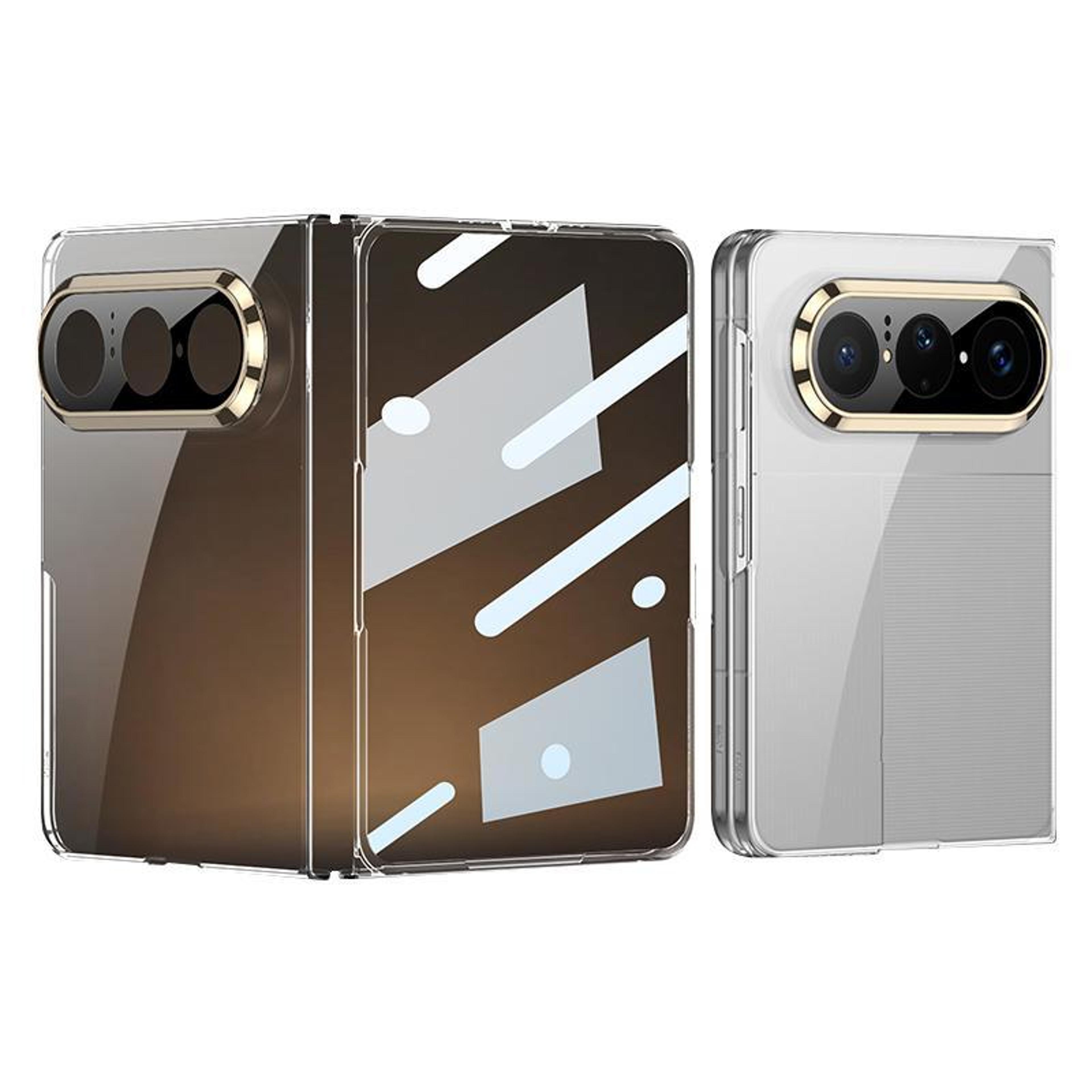 gkk ultra thin 360 protective folding phone case for huawei pura x max with built in screen protector