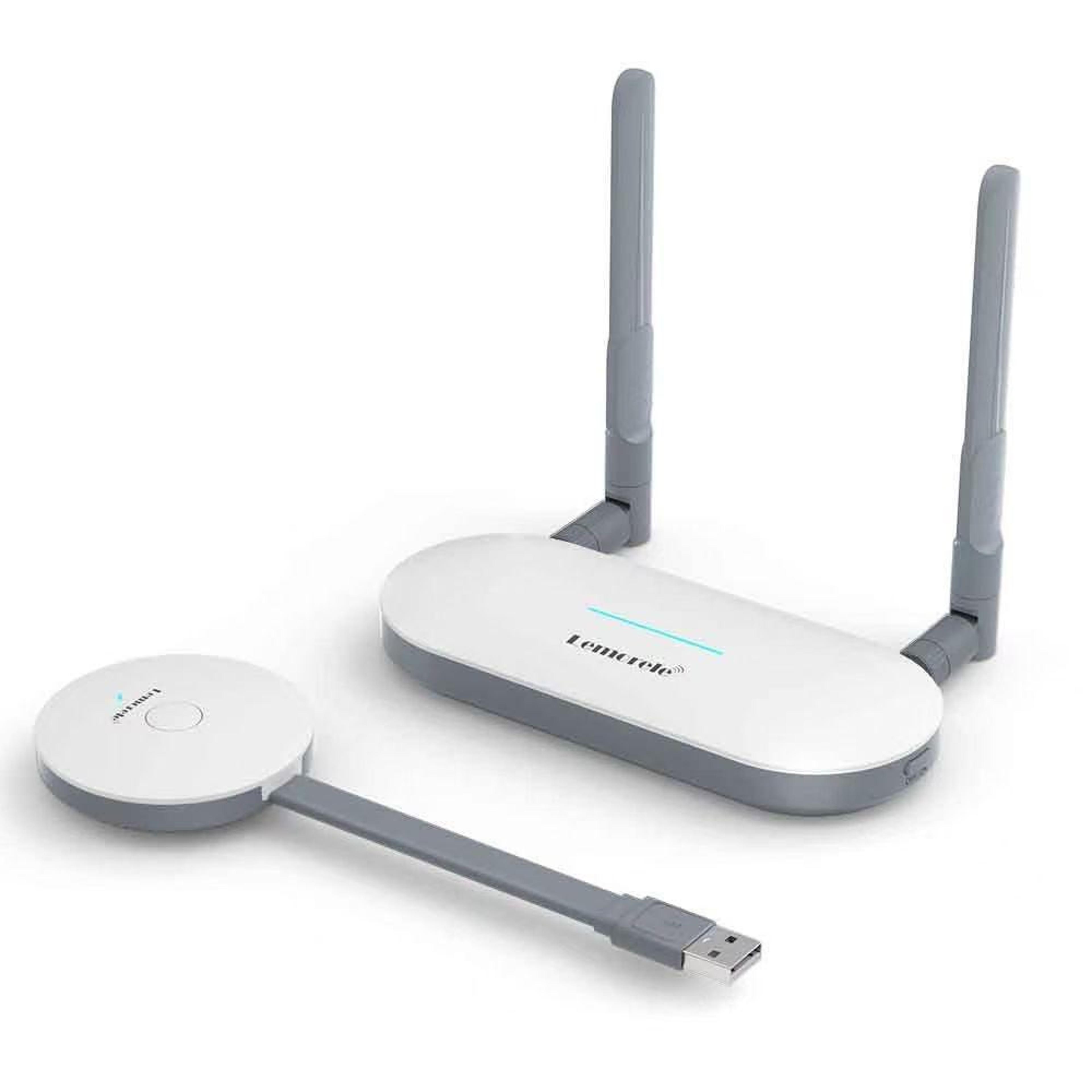 lemorele g60 wireless hdmi transmitter 1080p wireless presentation system with hdmi vga audio receiver