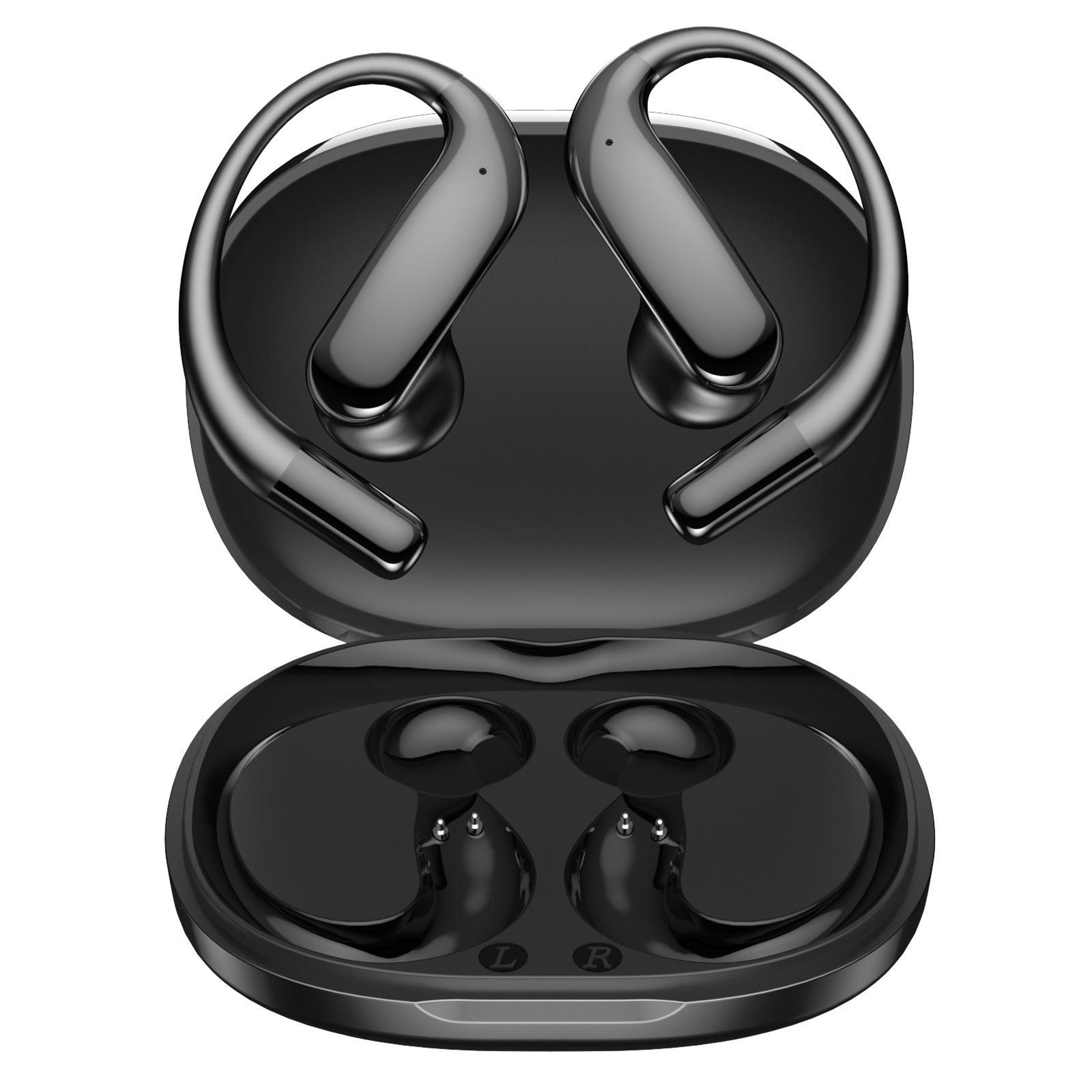 yyk q20 open ear bluetooth earbuds wireless sports earphones with ai translation and ipx5 waterproof