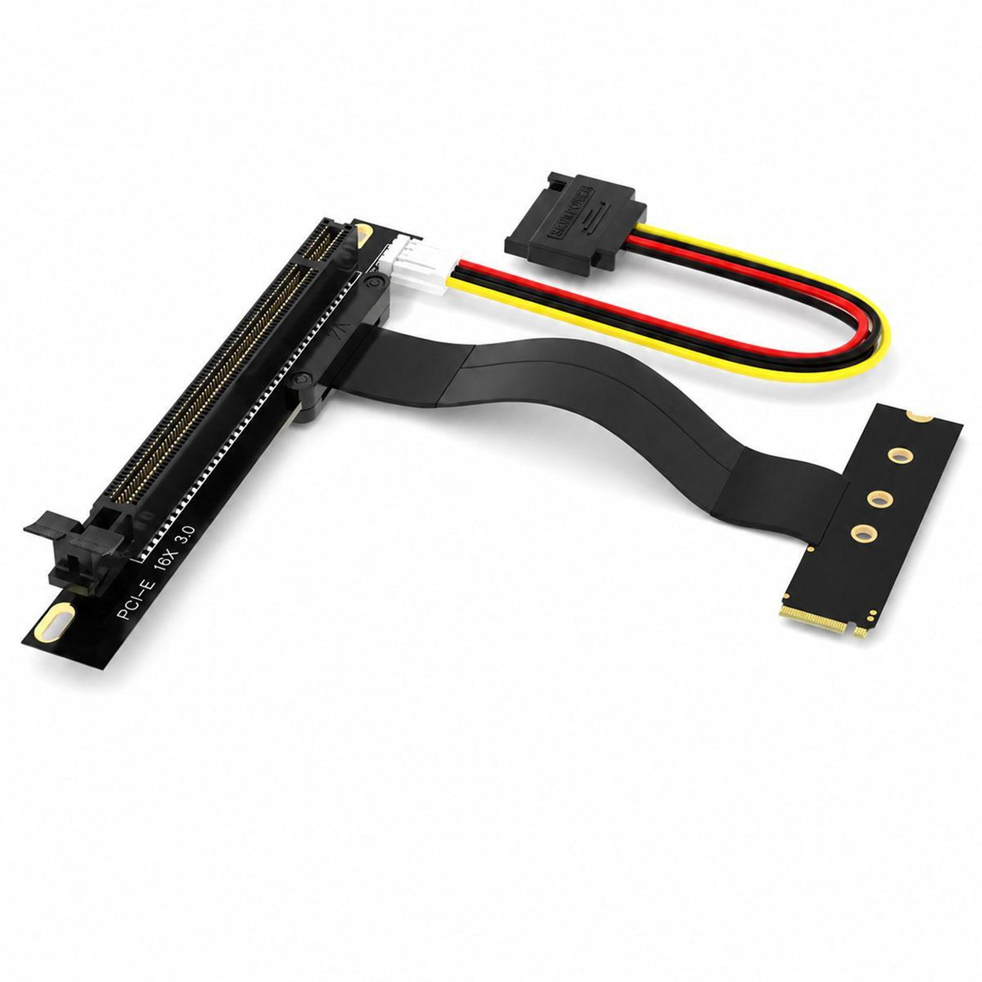 m.2 nvme ssd adapter pcie x16 adapter cable 20cm high speed desktop expansion
