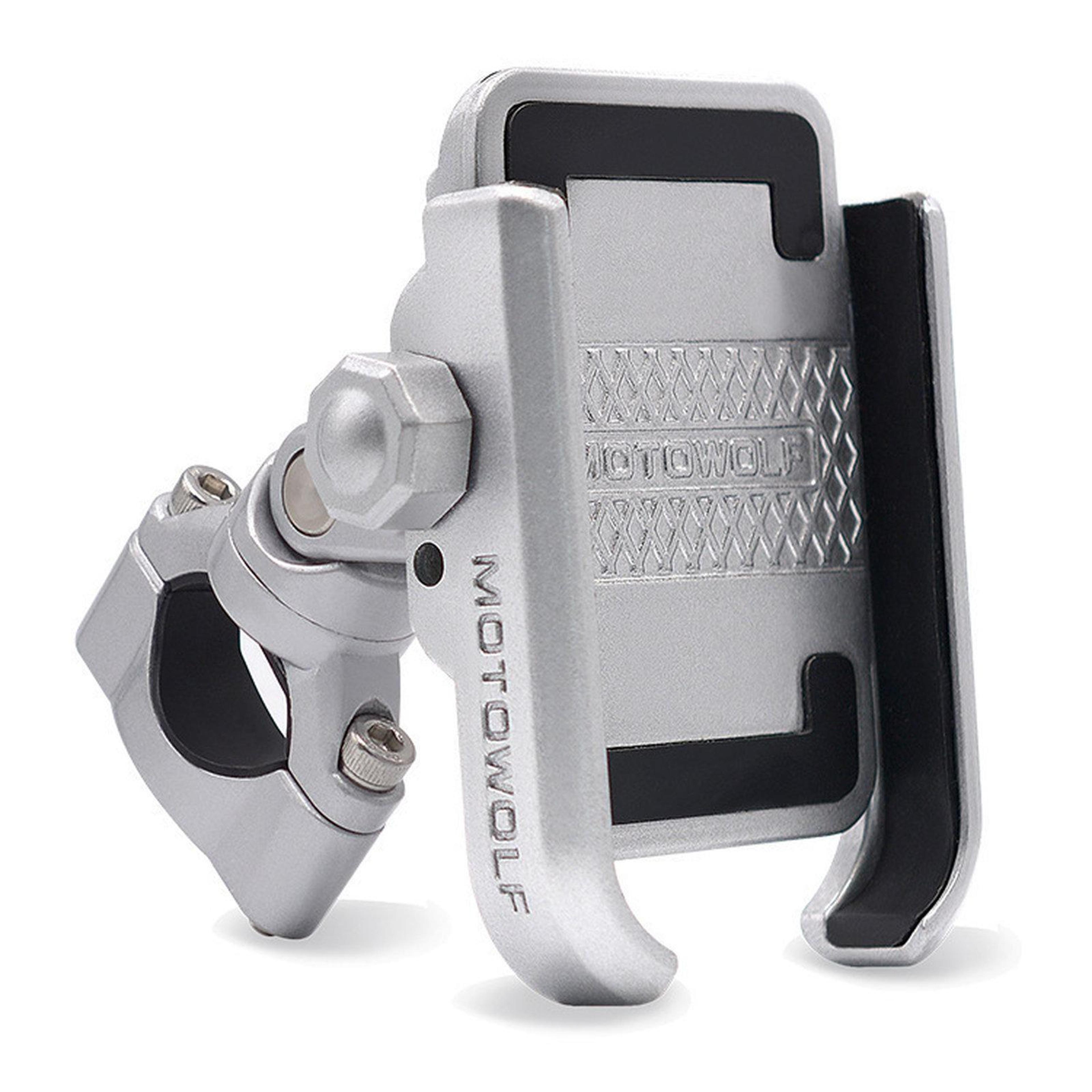 360 rotating bike phone mount aluminum alloy motorcycle phone holder for bicycles and scooters
