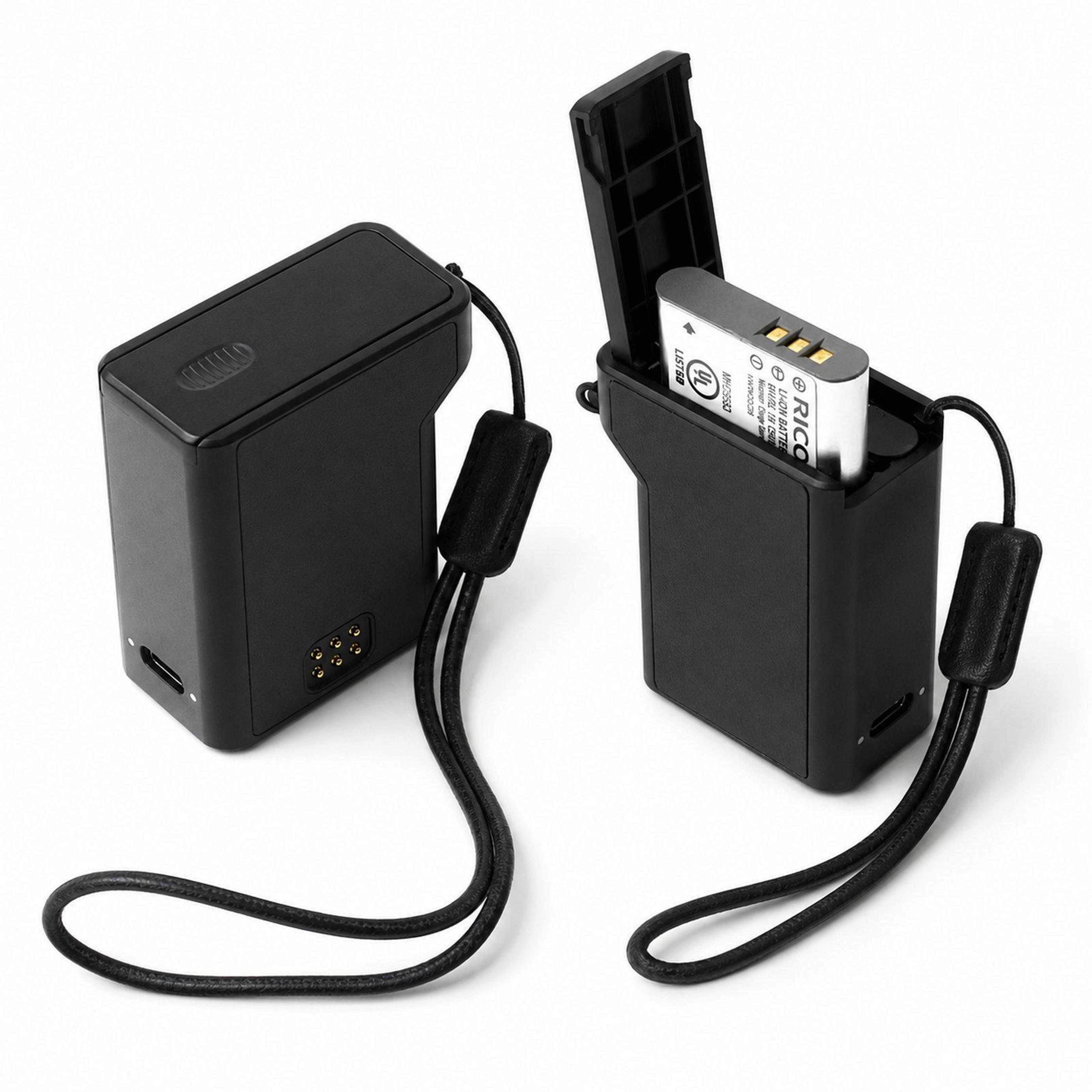 3 in 1 db 110 battery charger case for ricoh gr3 gr3x and olympus li 92b usb c storage box