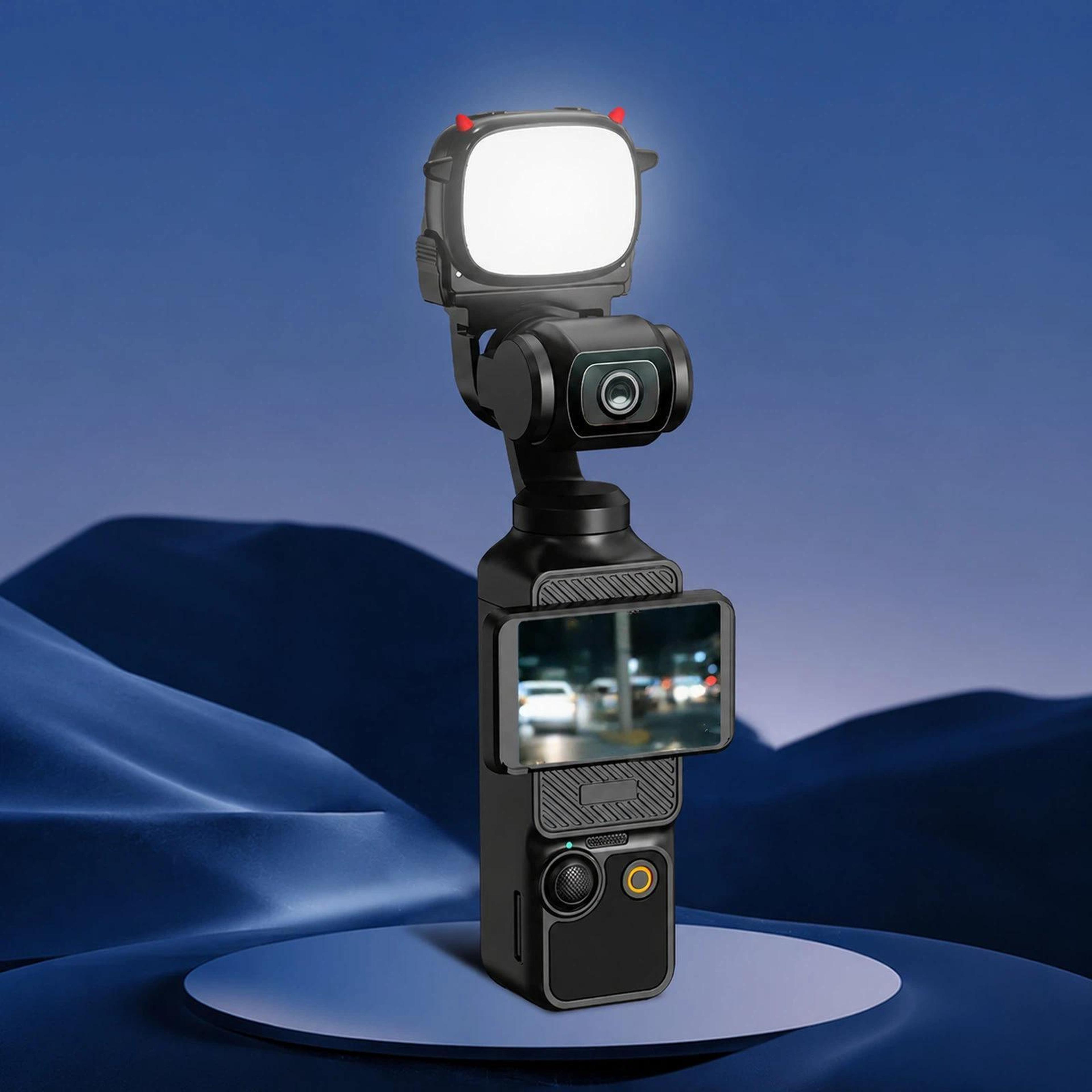 brdrc dji osmo pocket 3 fill light magnetic led vlog camera light with adjustable brightness