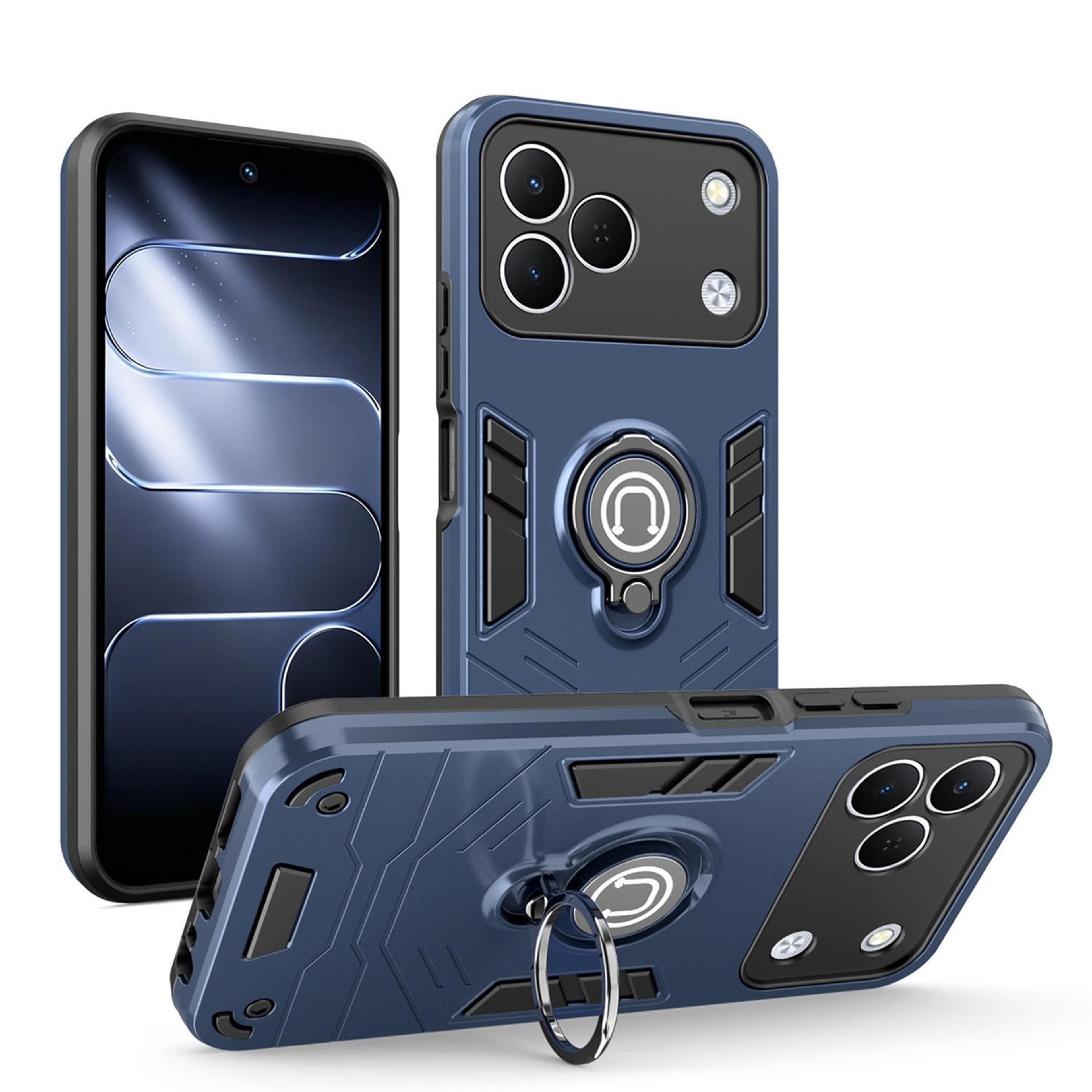 tecno spark 50 4g ring holder phone case shockproof protective cover
