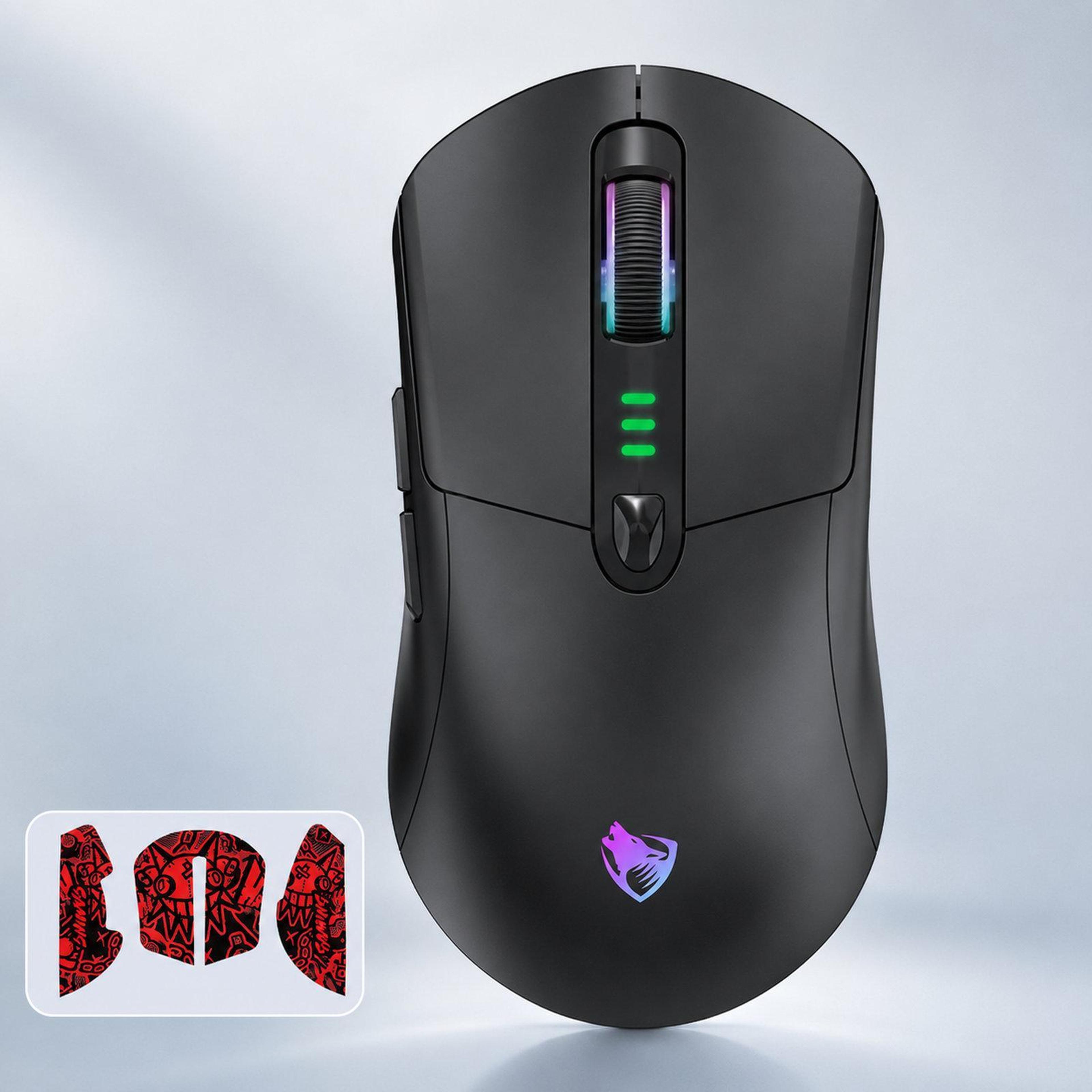 t-wolf x5 wireless gaming mouse tri mode 12800 dpi rechargeable rgb gaming mouse