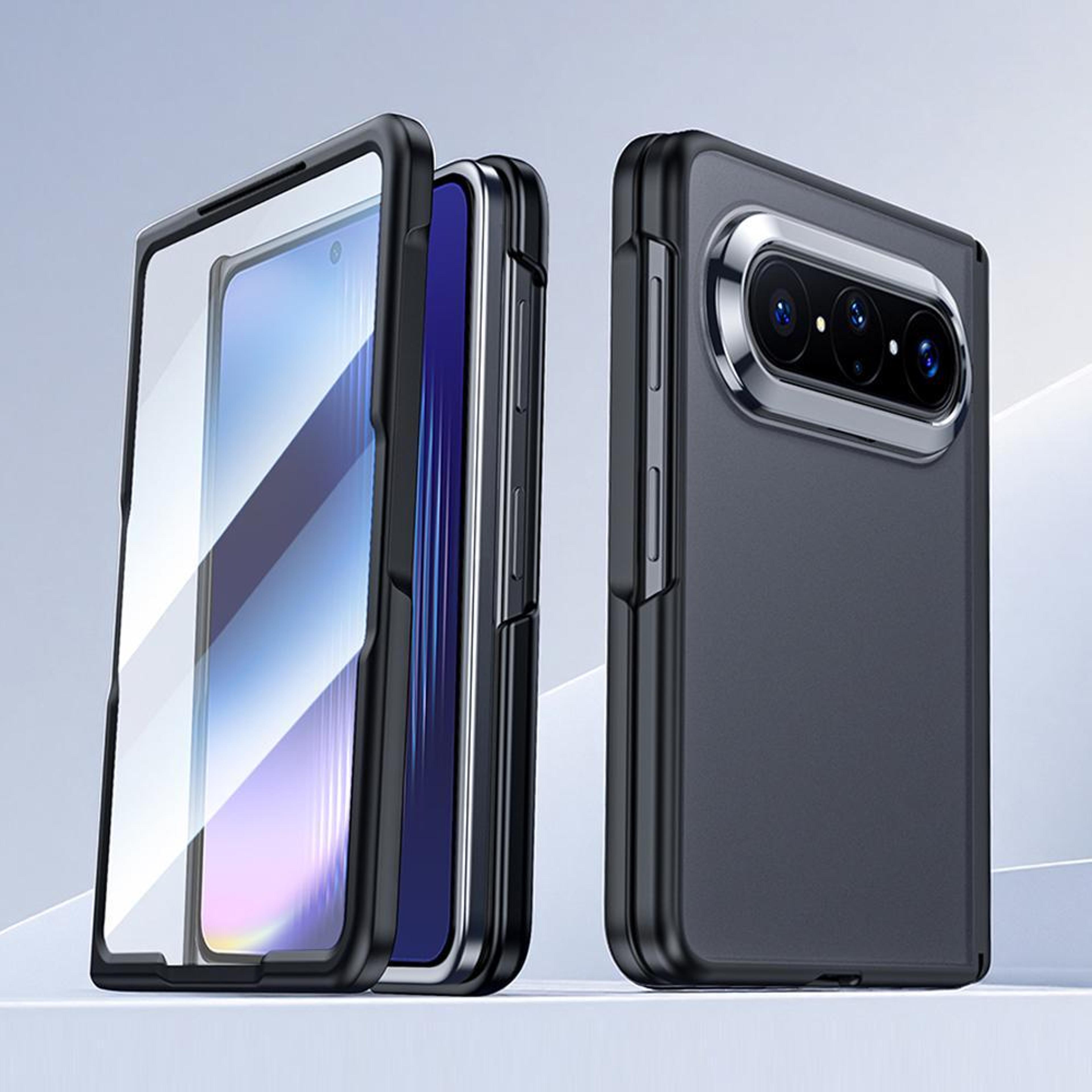 huawei pura x max magnetic phone case with integrated matte skin feel protection