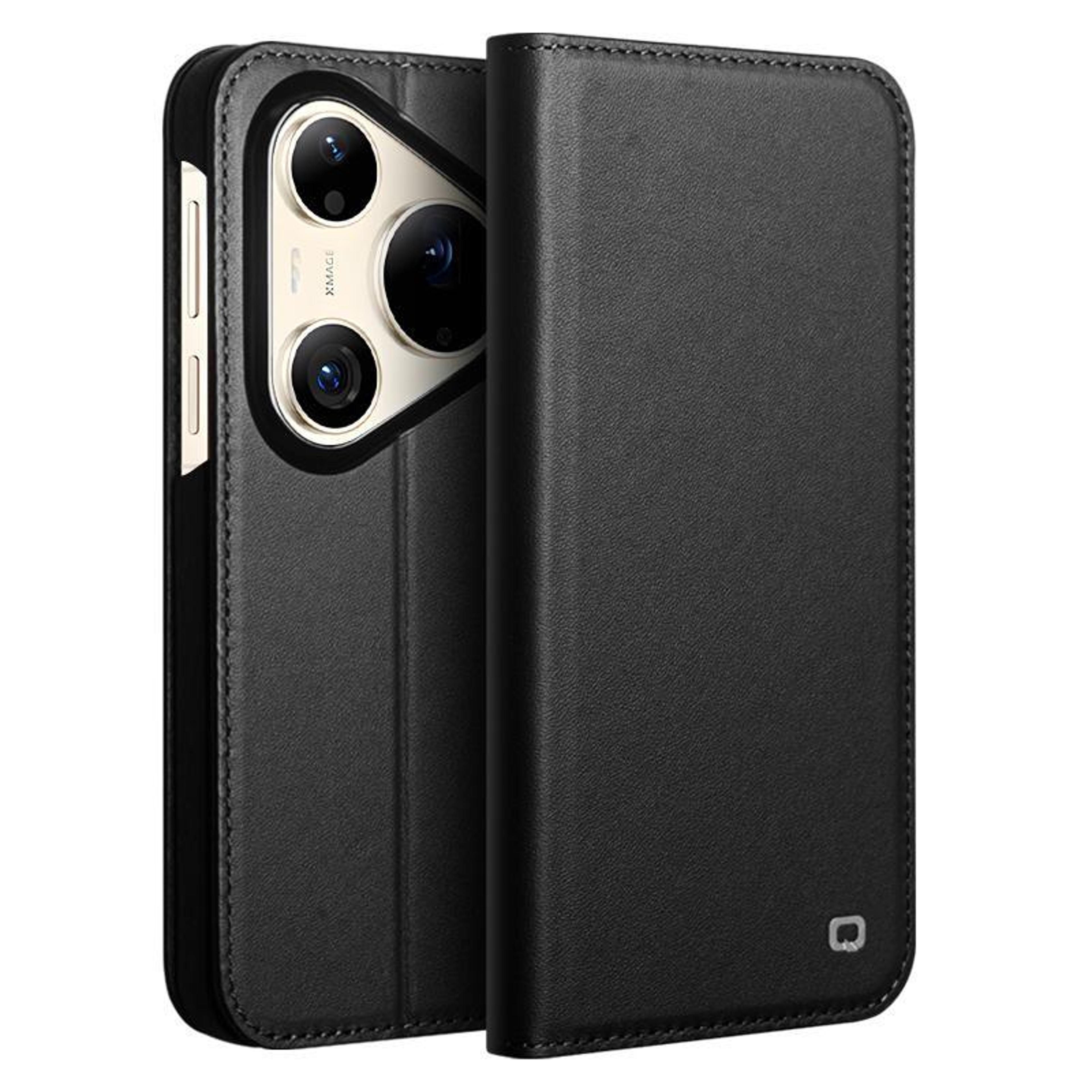 qialino classic gen2 huawei pura 90 pro max & 90 pro case genuine leather protective phone cover
