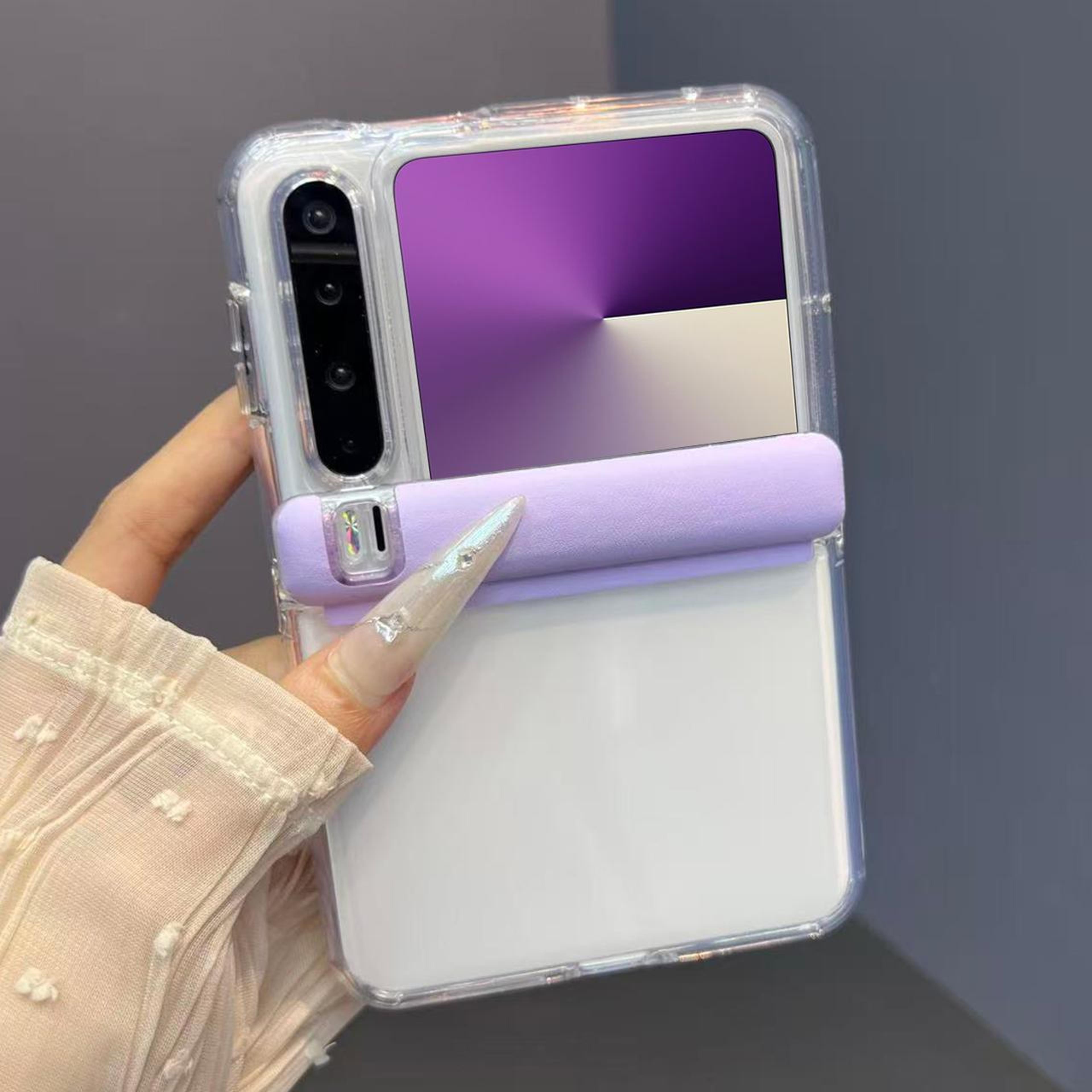huawei pura x shockproof phone case with transparent full coverage protection