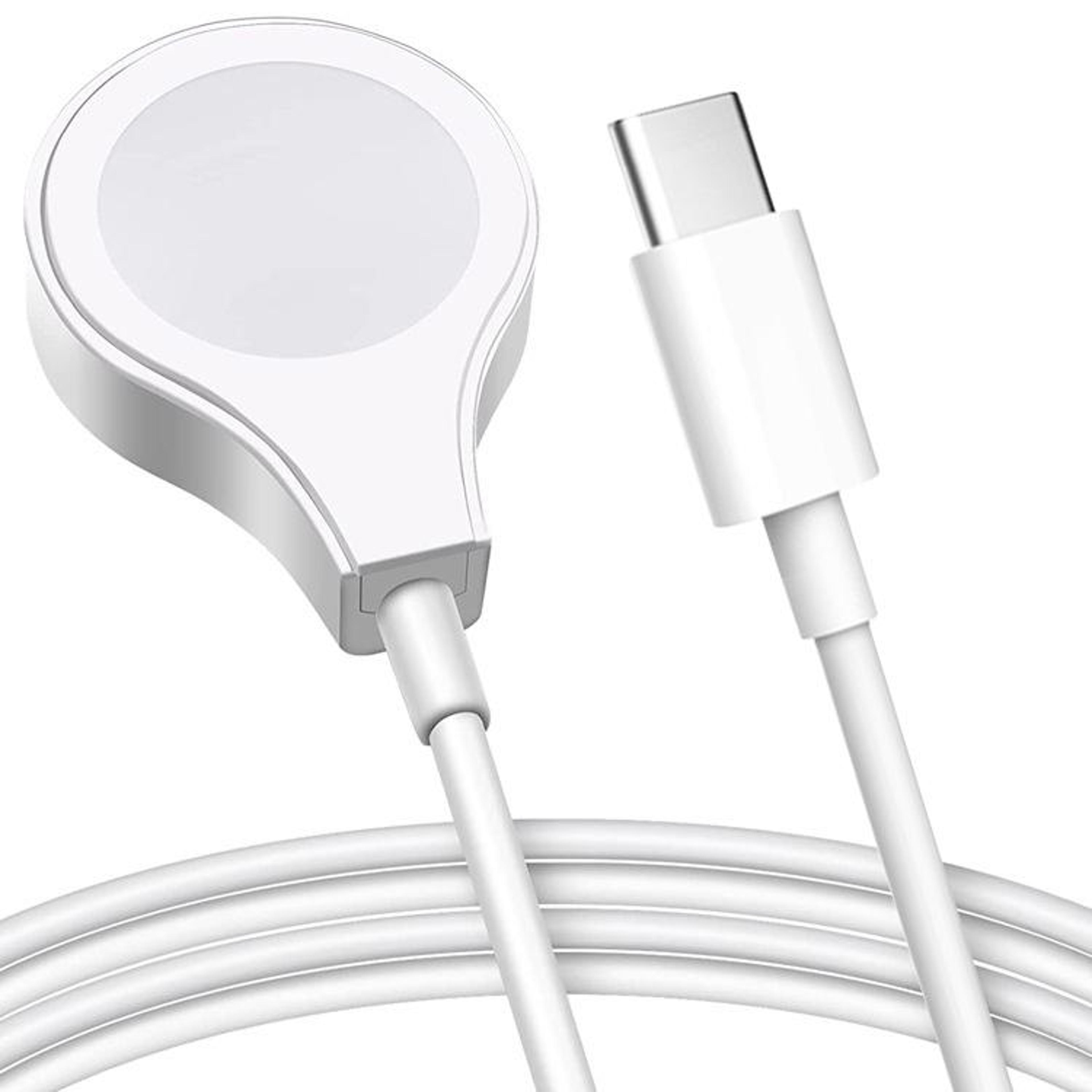 magnetic usb-c apple watch charger cable fast wireless charging for apple watch series 1-7