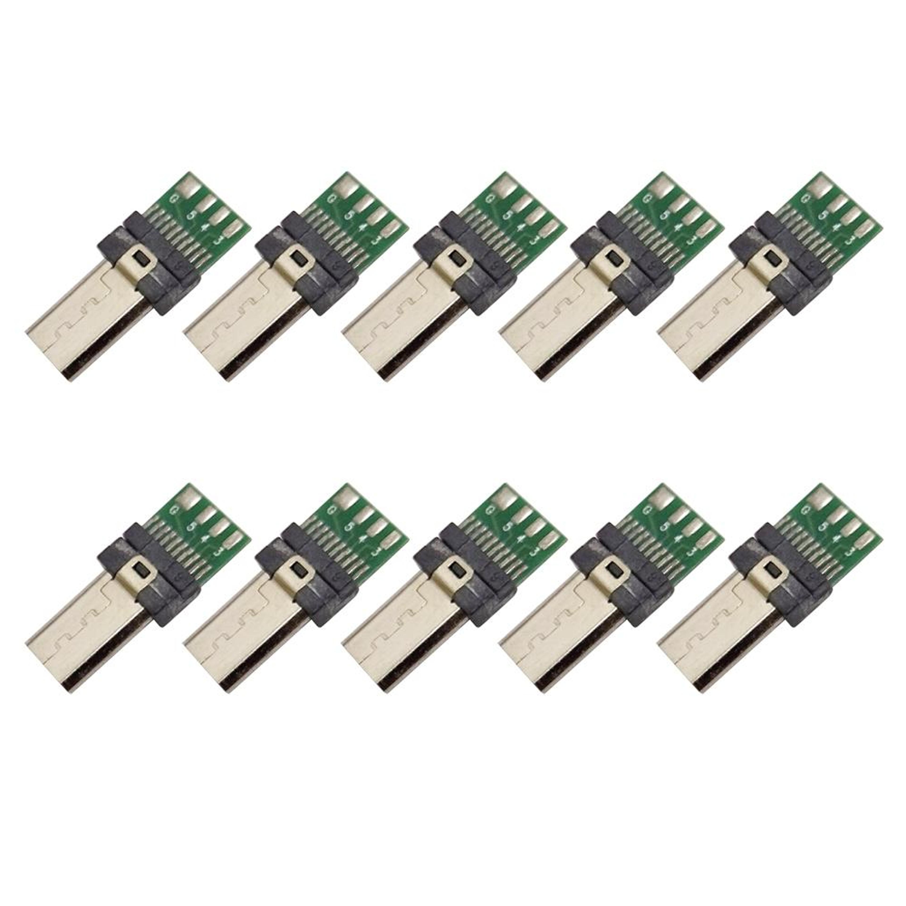 15-pin usb adapter micro usb pcb connector for sony camera data cable diy repair