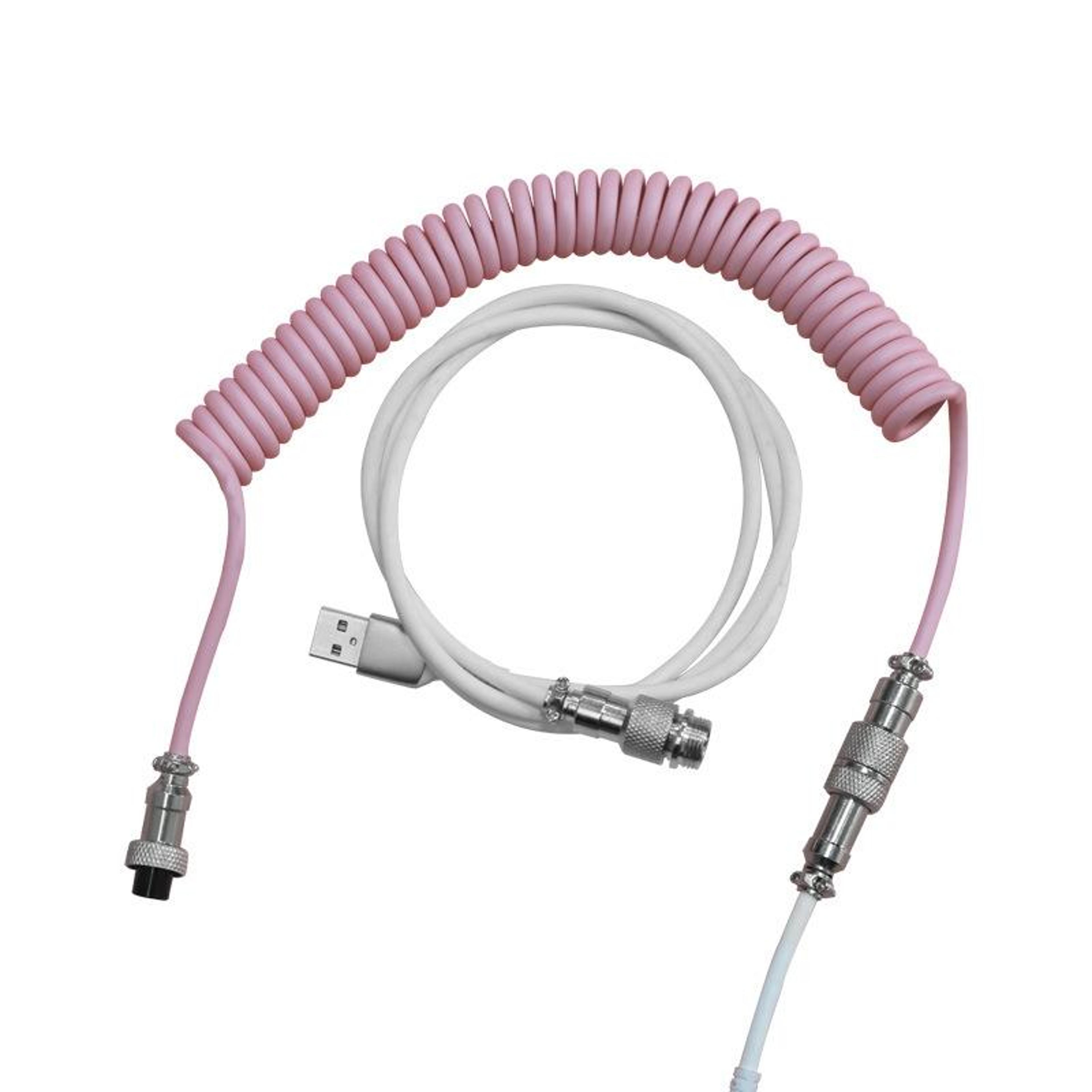 ajazz al60 usb-c keyboard cable 2.3m usb 3.0 coiled aviation connector extension cable