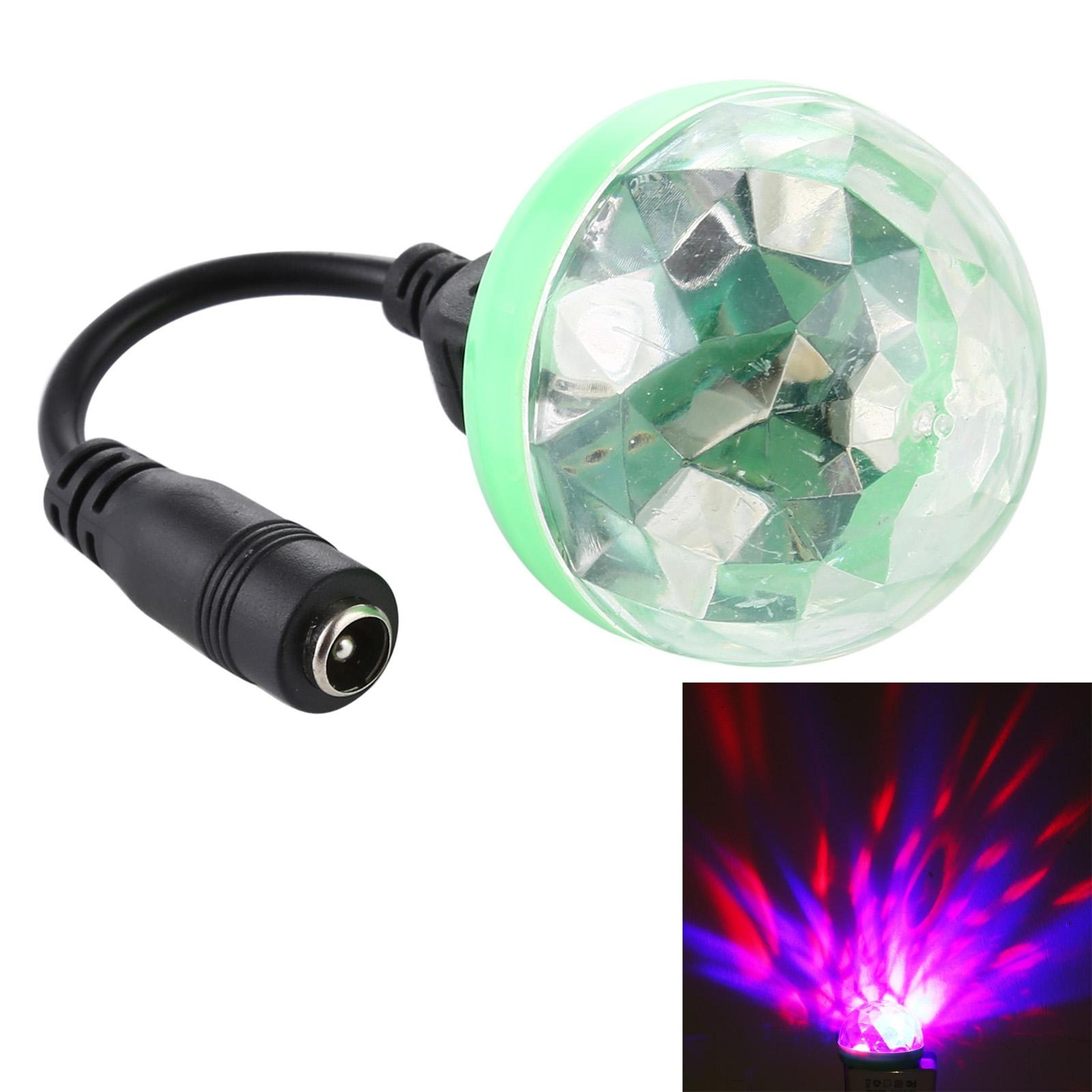 rgb stage light mini disco light usb sound activated led magic ball for parties and cars