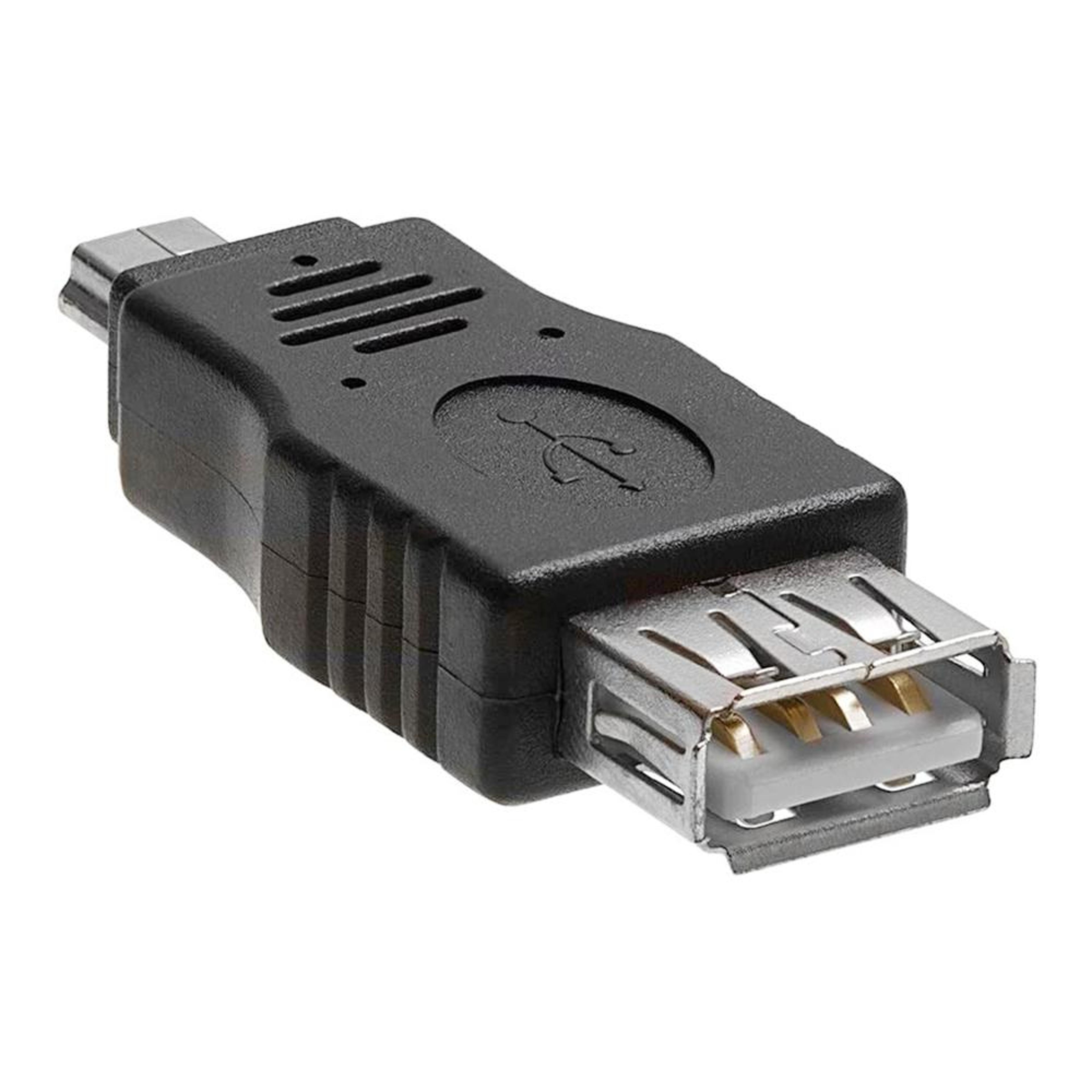 usb mini usb adapter otg usb 2.0 female to mini usb 5 pin male converter