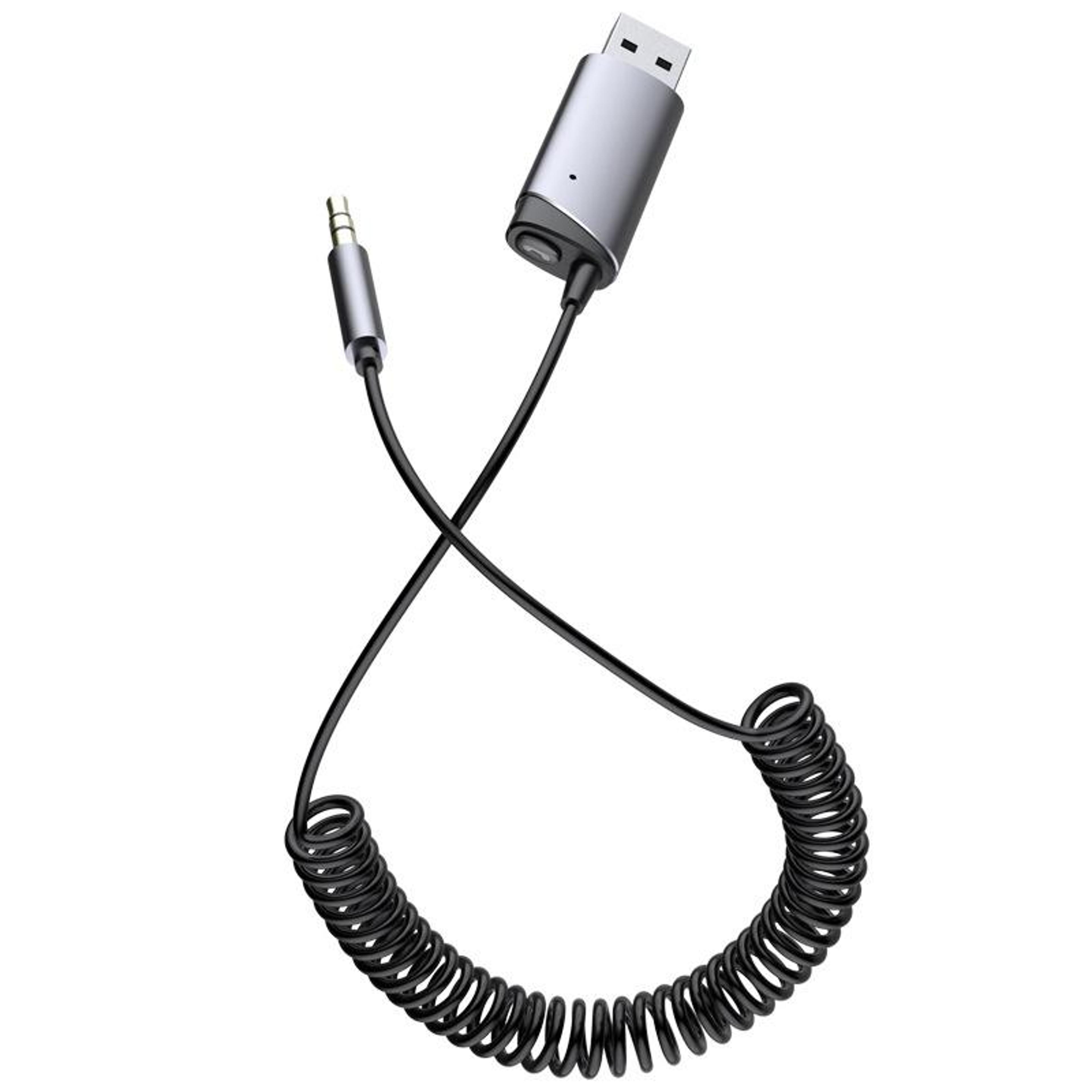 bluetooth 5.0 car bluetooth receiver with tf card slot 3.5mm bluetooth aux adapter