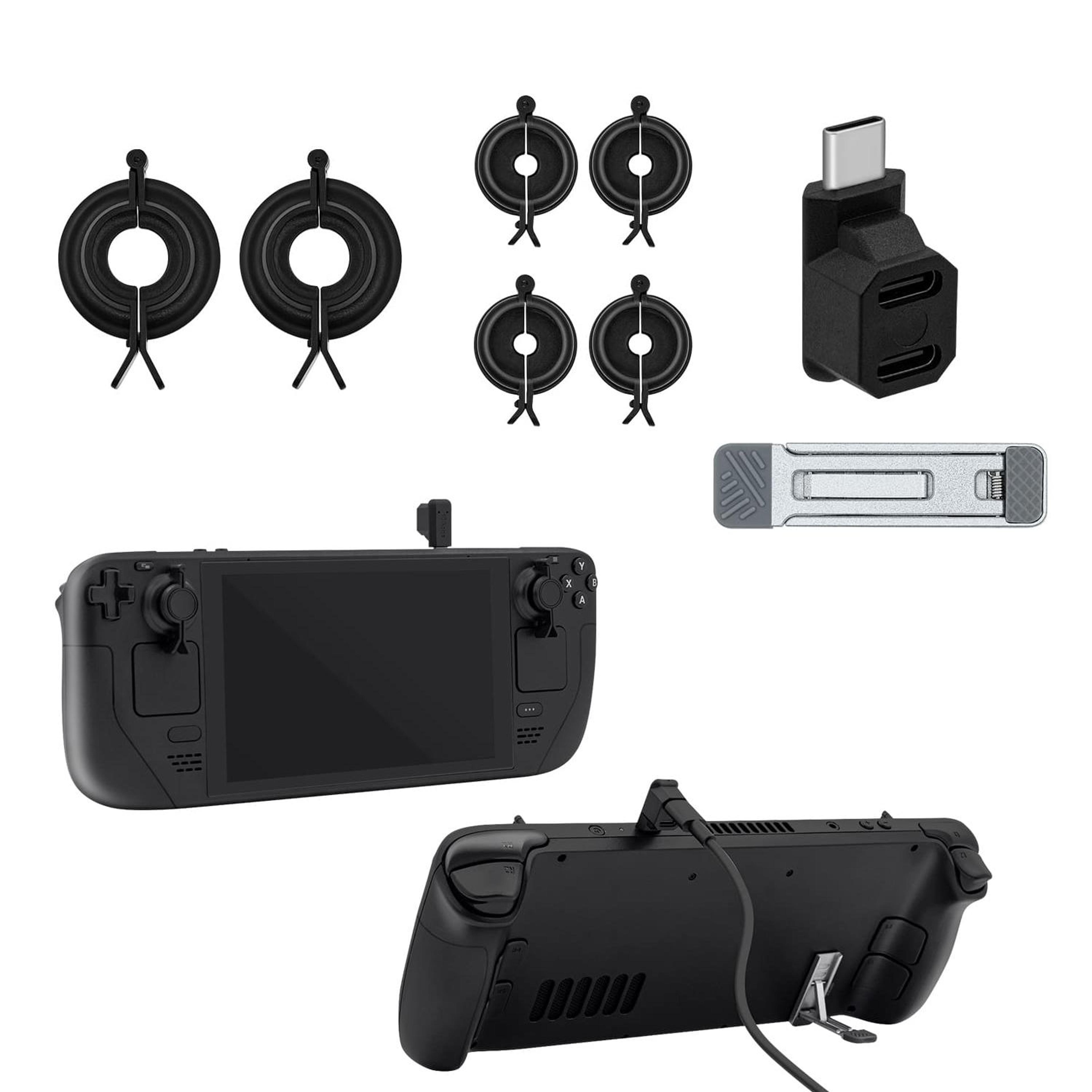 jys raptor switch protective kit with desktop stand and usb-c adapter for switch oled switch lite steam deck