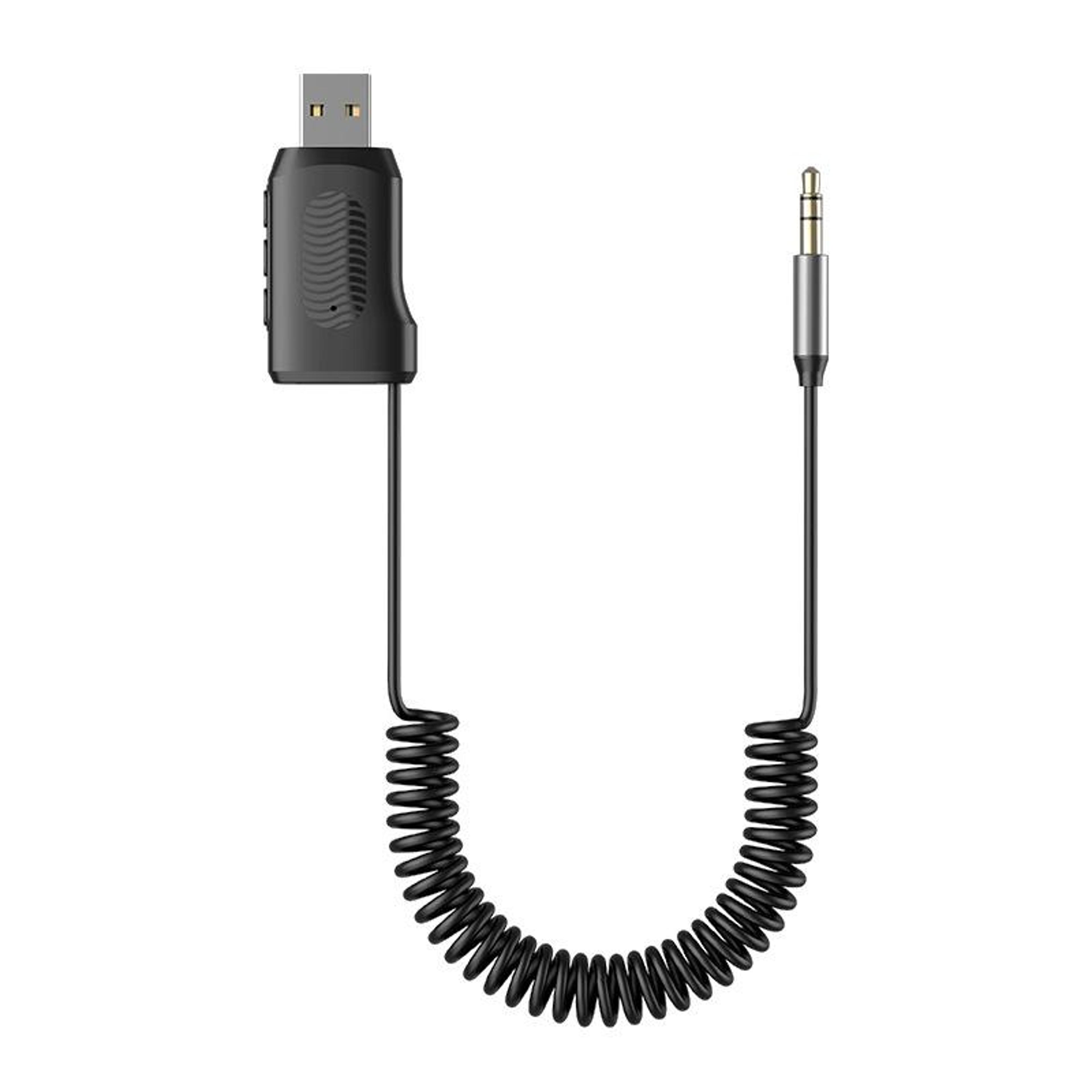 bluetooth 5.4 bluetooth car adapter aux receiver with usb music playback