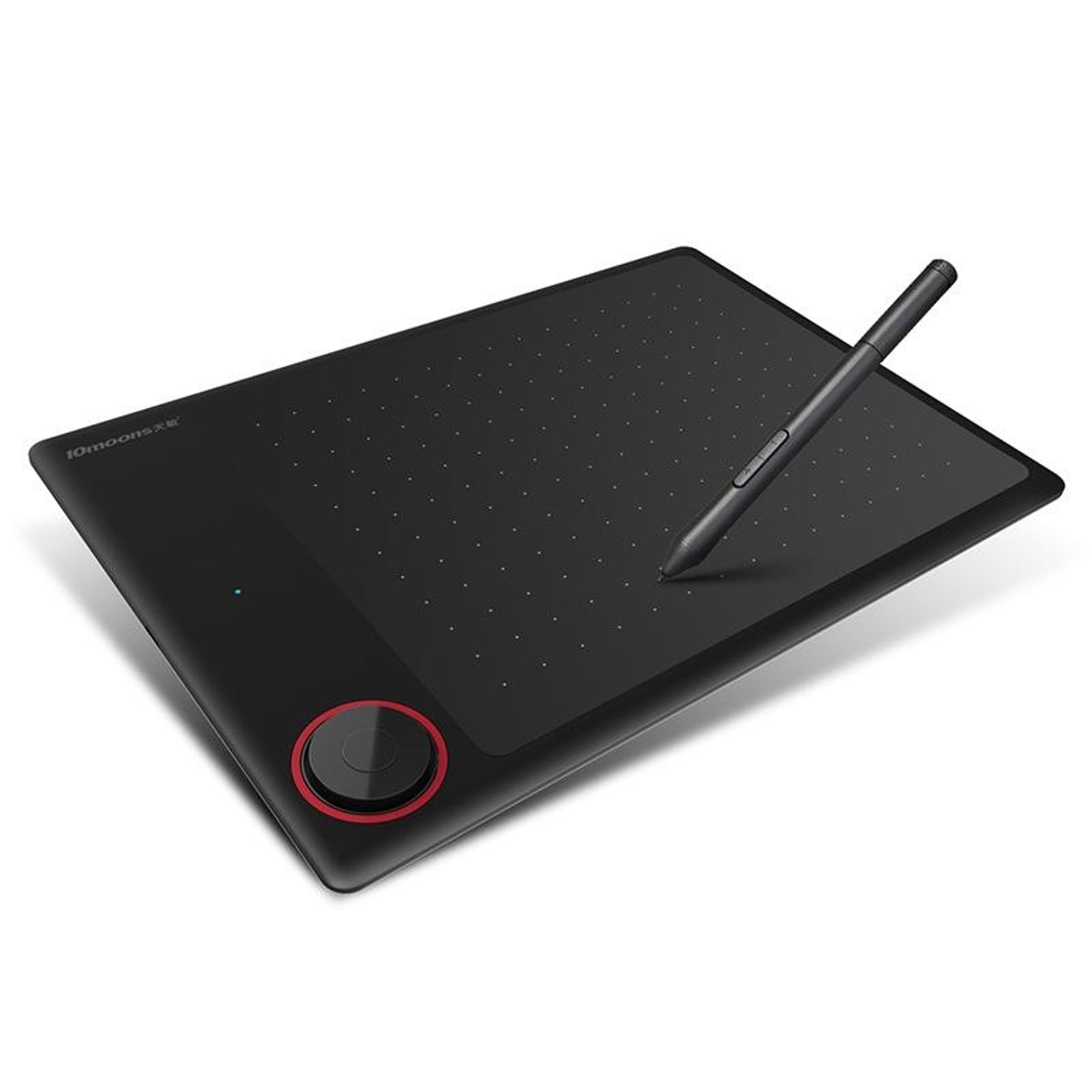 10moons g30 drawing tablet with 8192 pressure pen for pc android and mac graphics tablet
