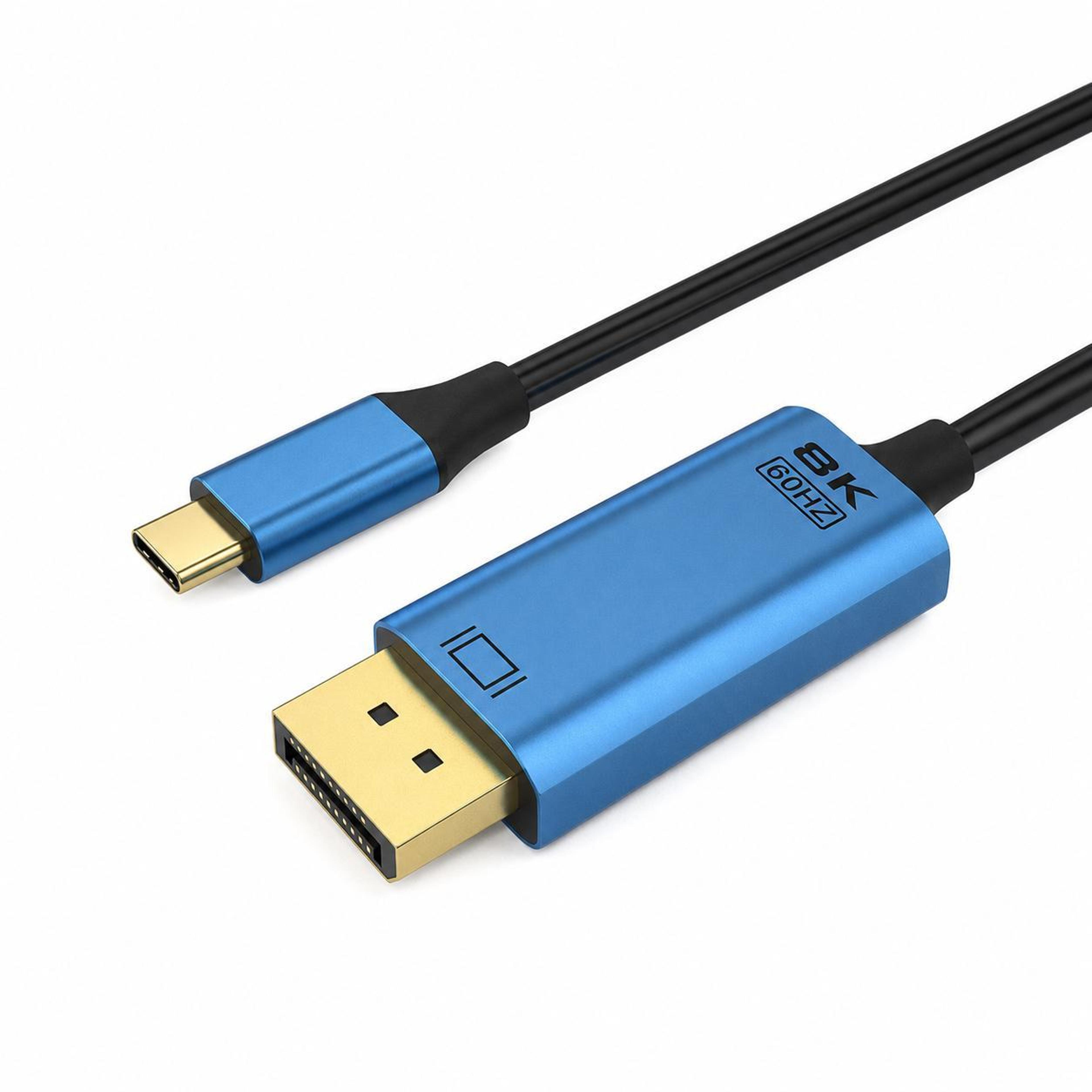 v175b usb-c to displayport cable 8k 60hz type-c to dp adapter for tv monitor and projector