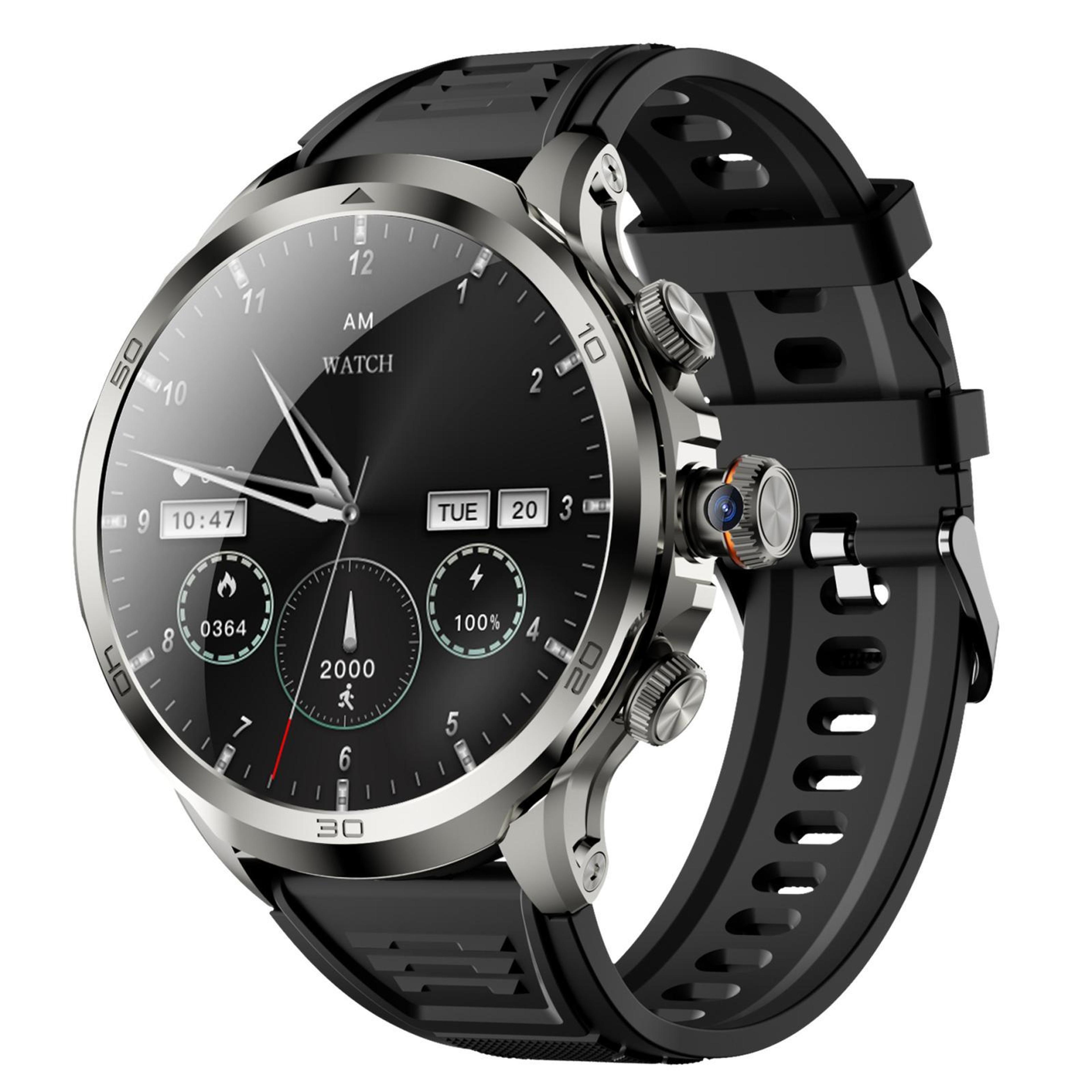 4g android smartwatch with rotating camera gps smart watch and health tracking