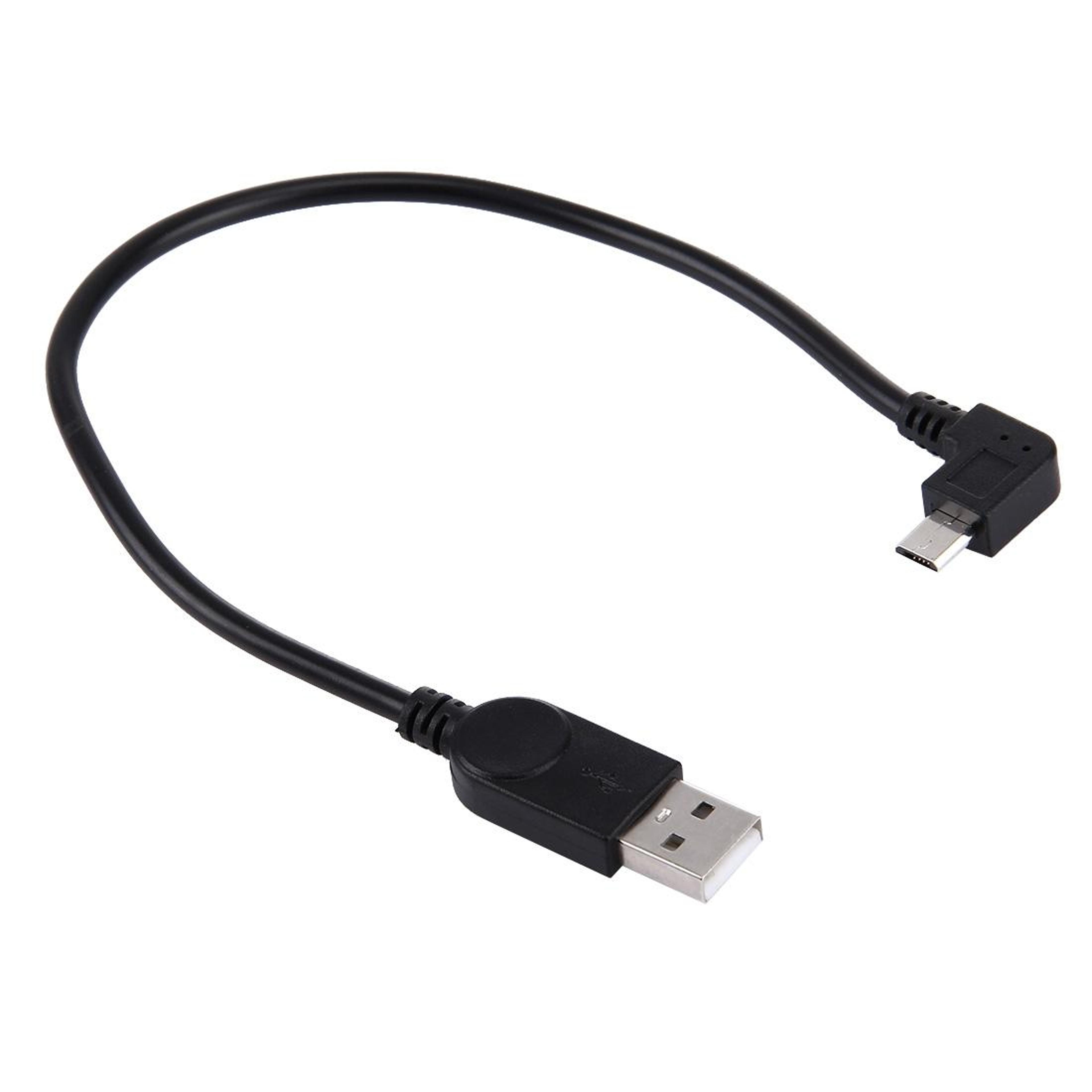 90 degree micro usb charging cable 28cm right angle usb data sync cable for android devices