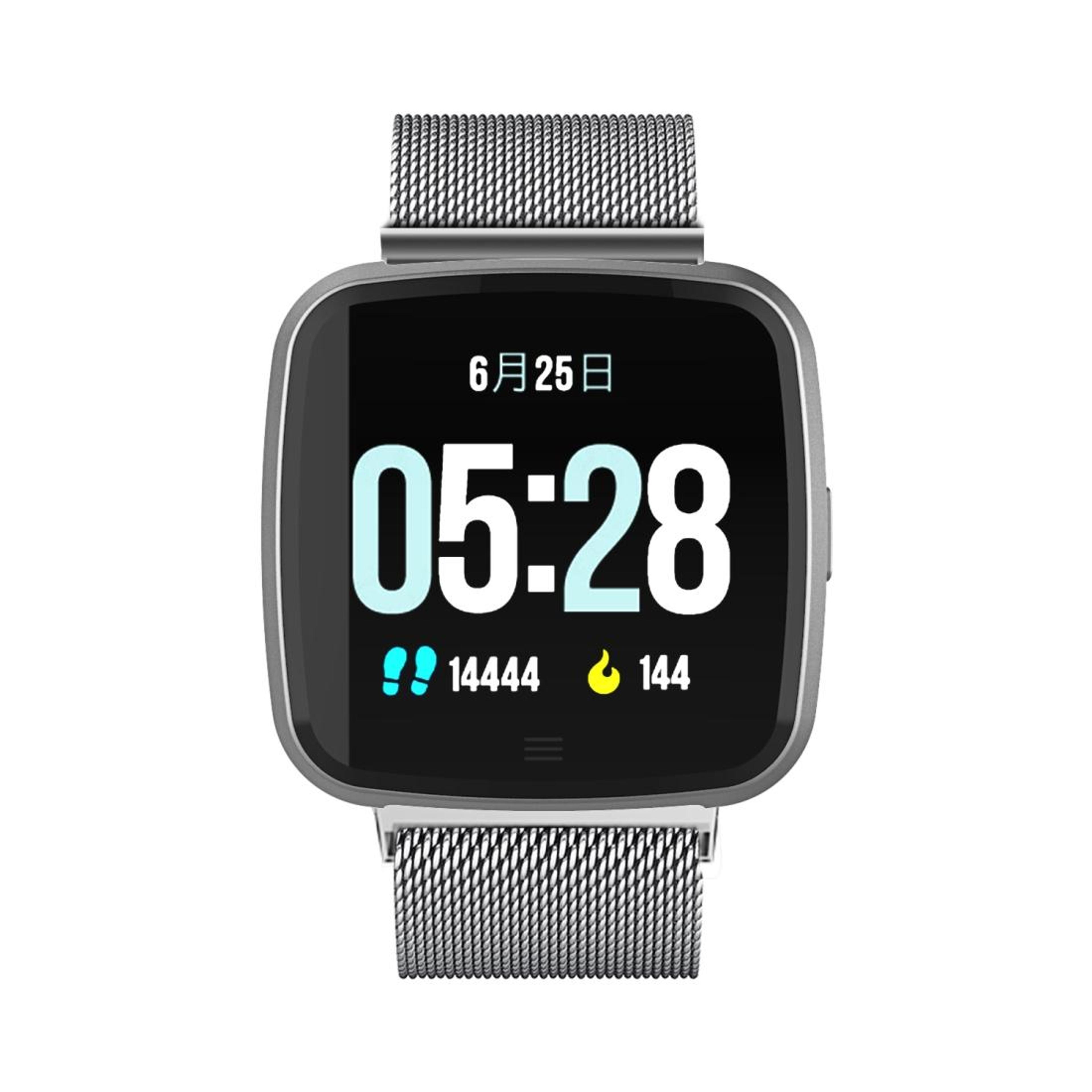 dtno.1 g12 smart watch with oled display ip67 waterproof fitness tracker steel band