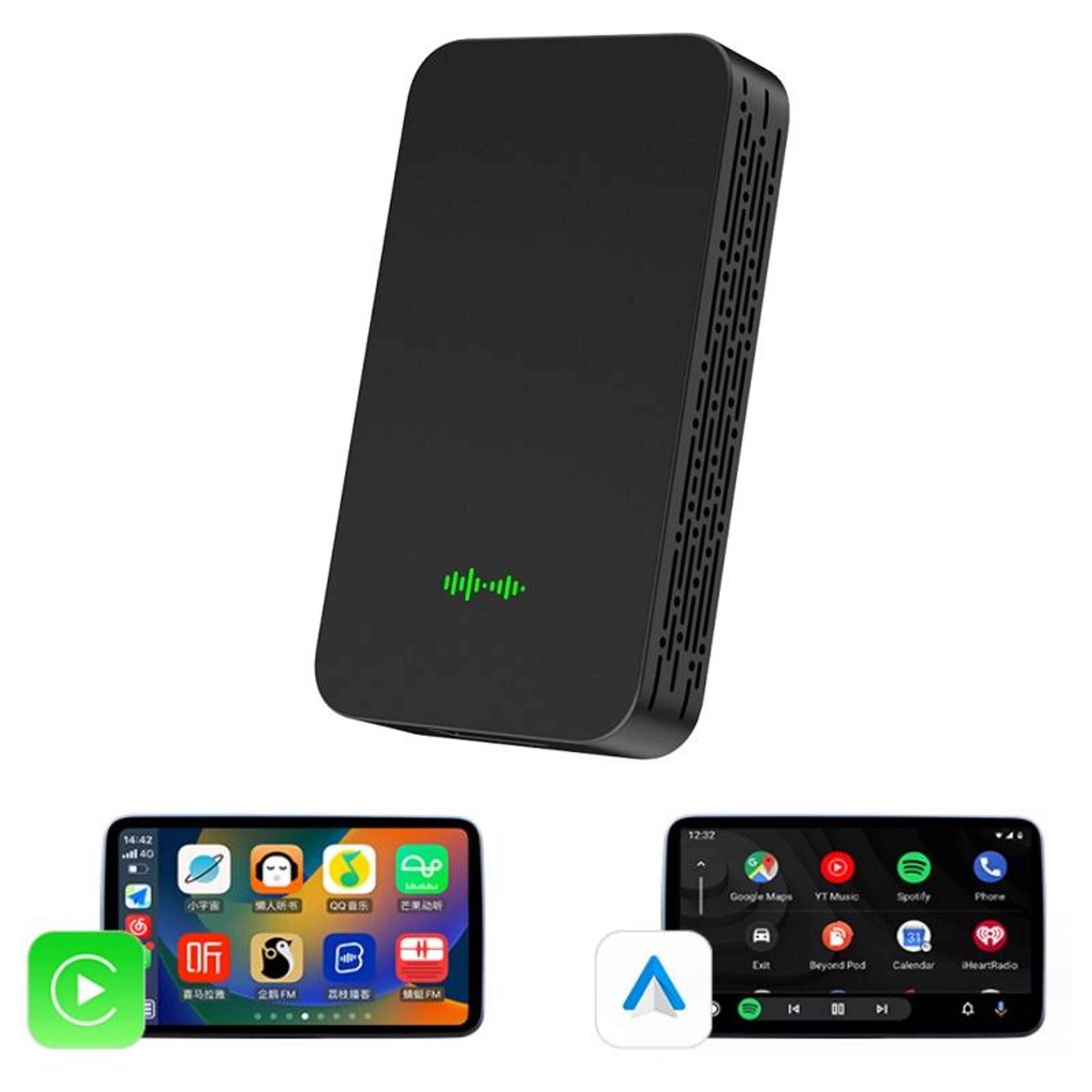 2air wireless carplay adapter and wireless android auto adapter plug and play carplay wireless dongle