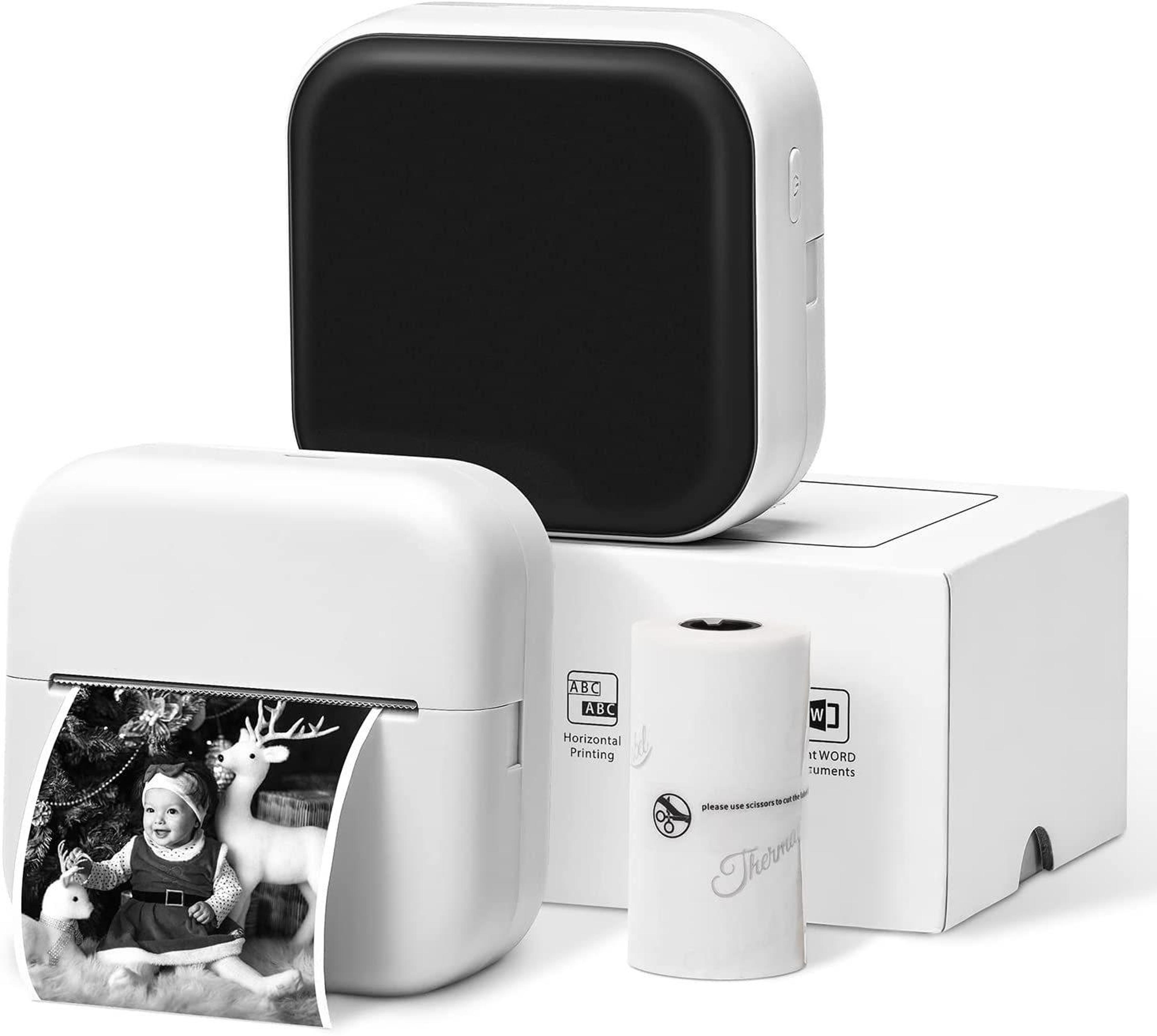 phomemo m02x bluetooth thermal printer inkless pocket printer portable sticker maker