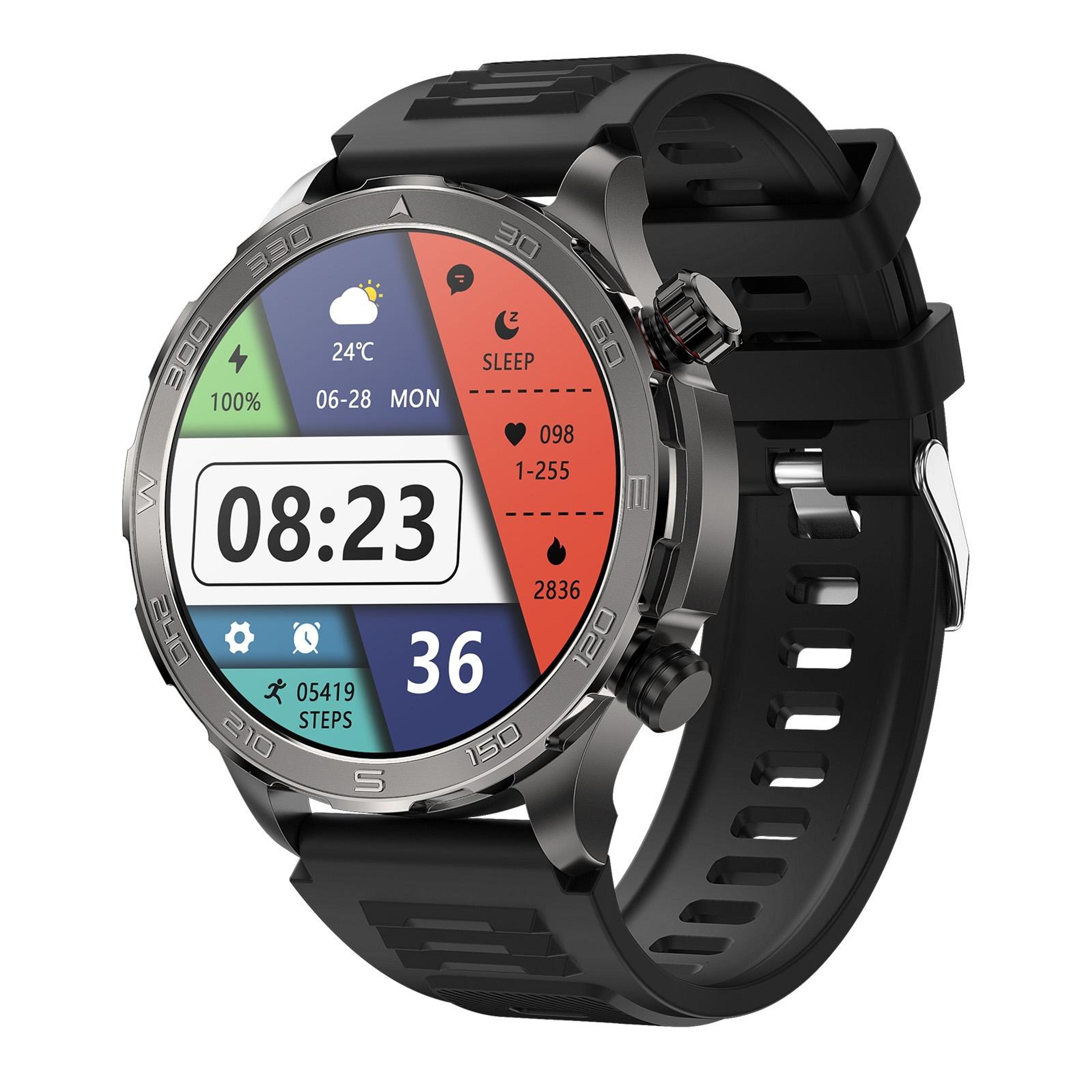 dk67 bluetooth smart watch fitness tracker with health monitor ip67 waterproof sports watch