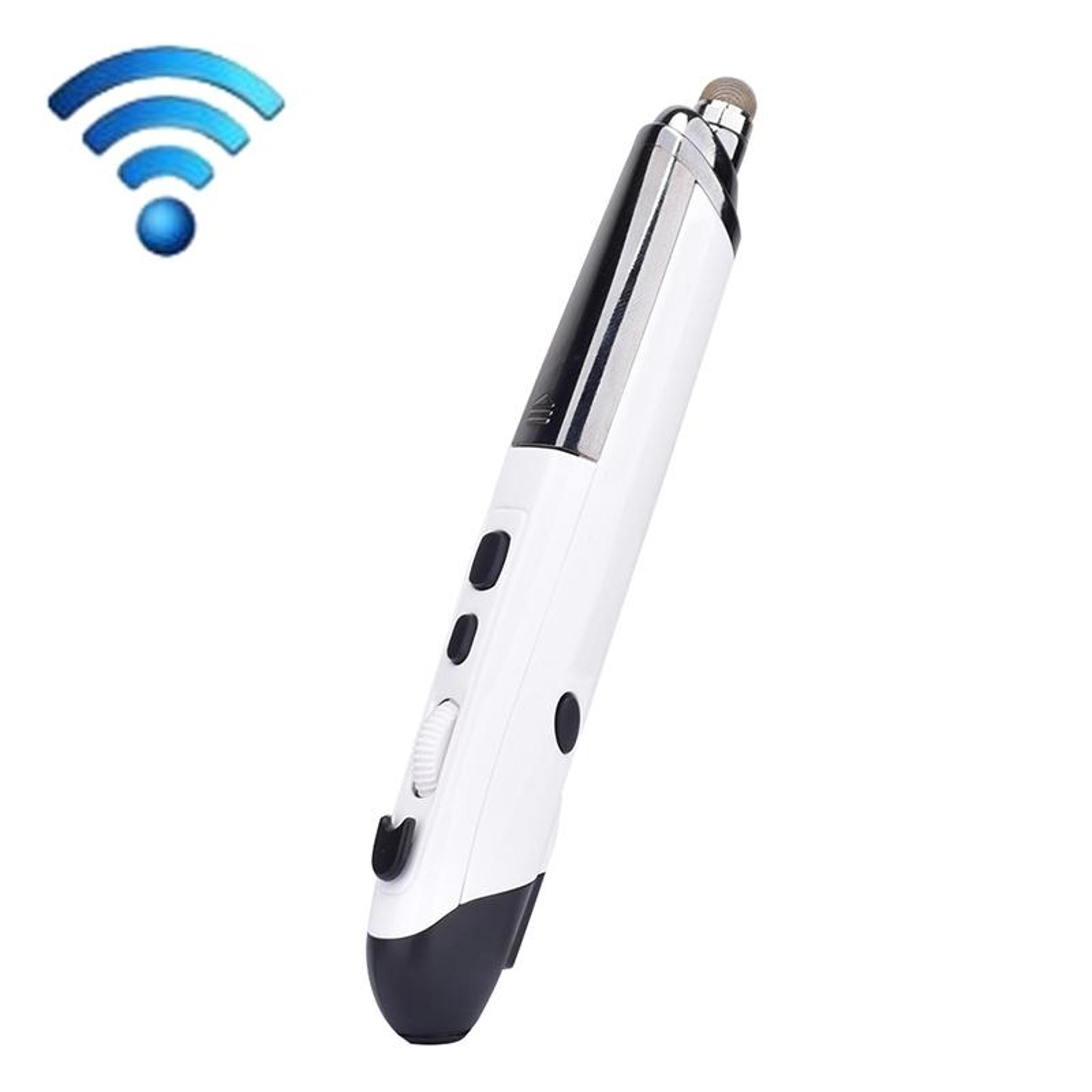 pr-08 wireless presentation pen 1600 dpi pen mouse with ppt clicker and whiteboard control