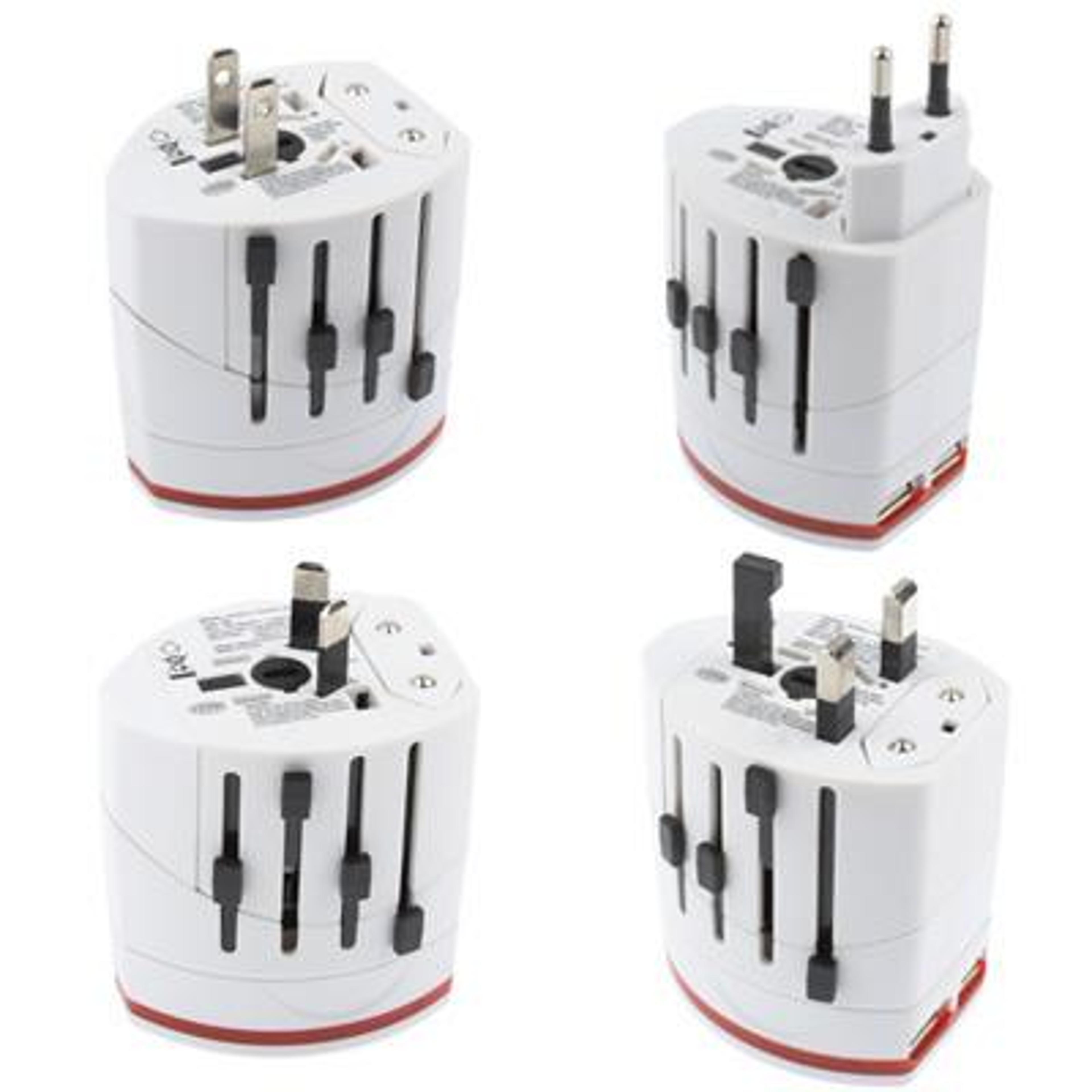 universal travel adapter world travel plug adapter with usb travel charger for 150+ countries