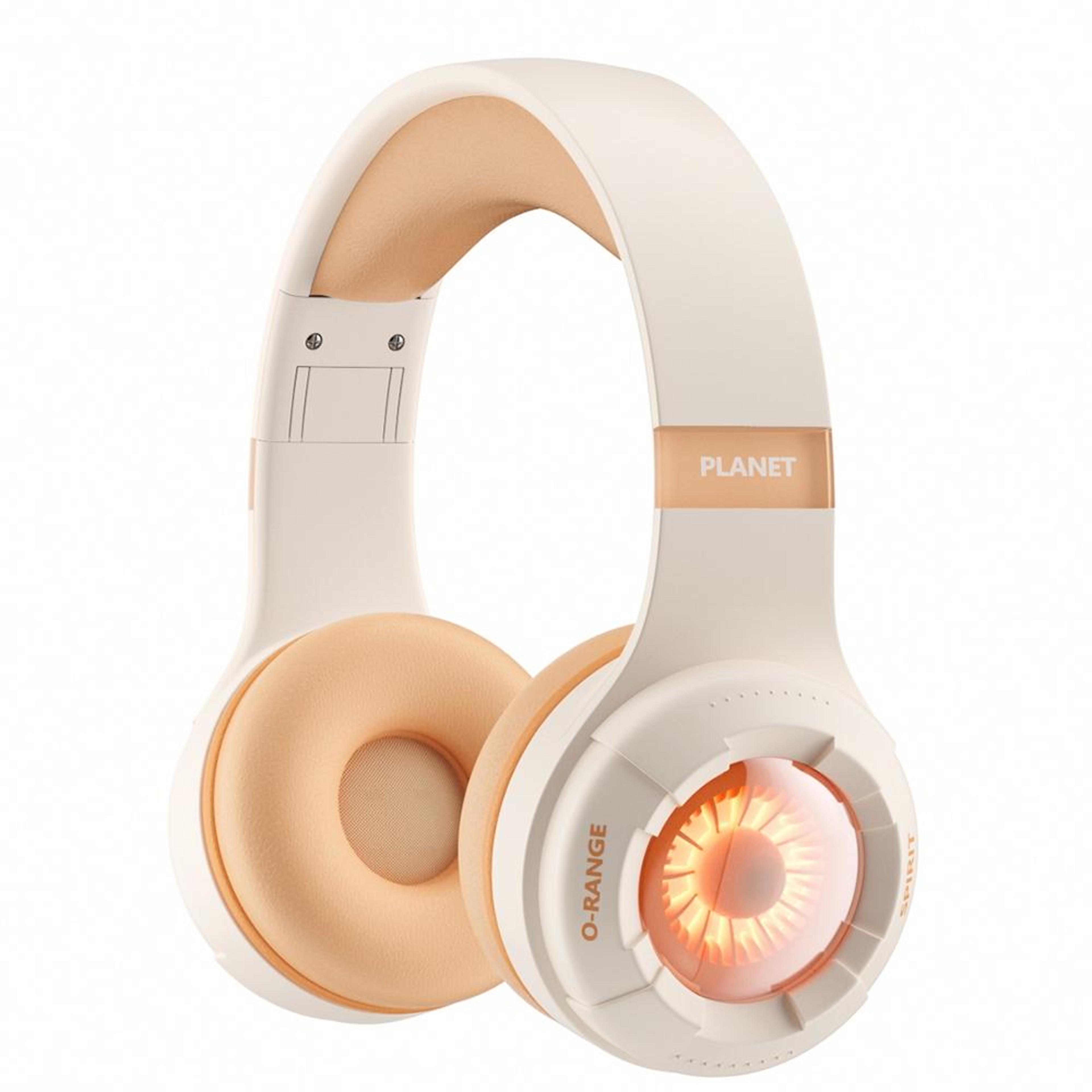 ke25 bluetooth headphones wireless headset with lights foldable stereo over ear headphones
