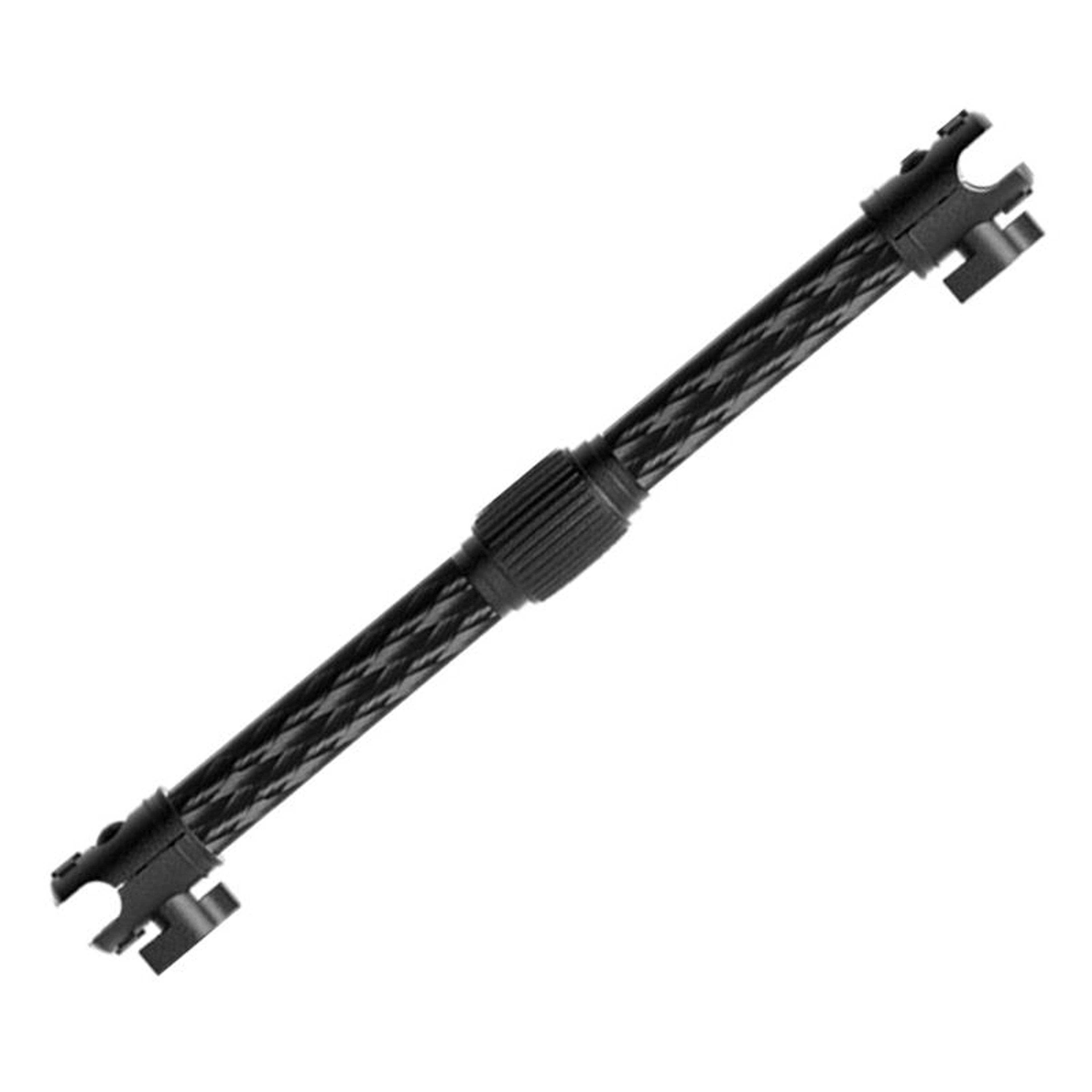 carbon fiber car phone mount extension arm with 20mm ball head 360° swivel adjustable telescopic bracket