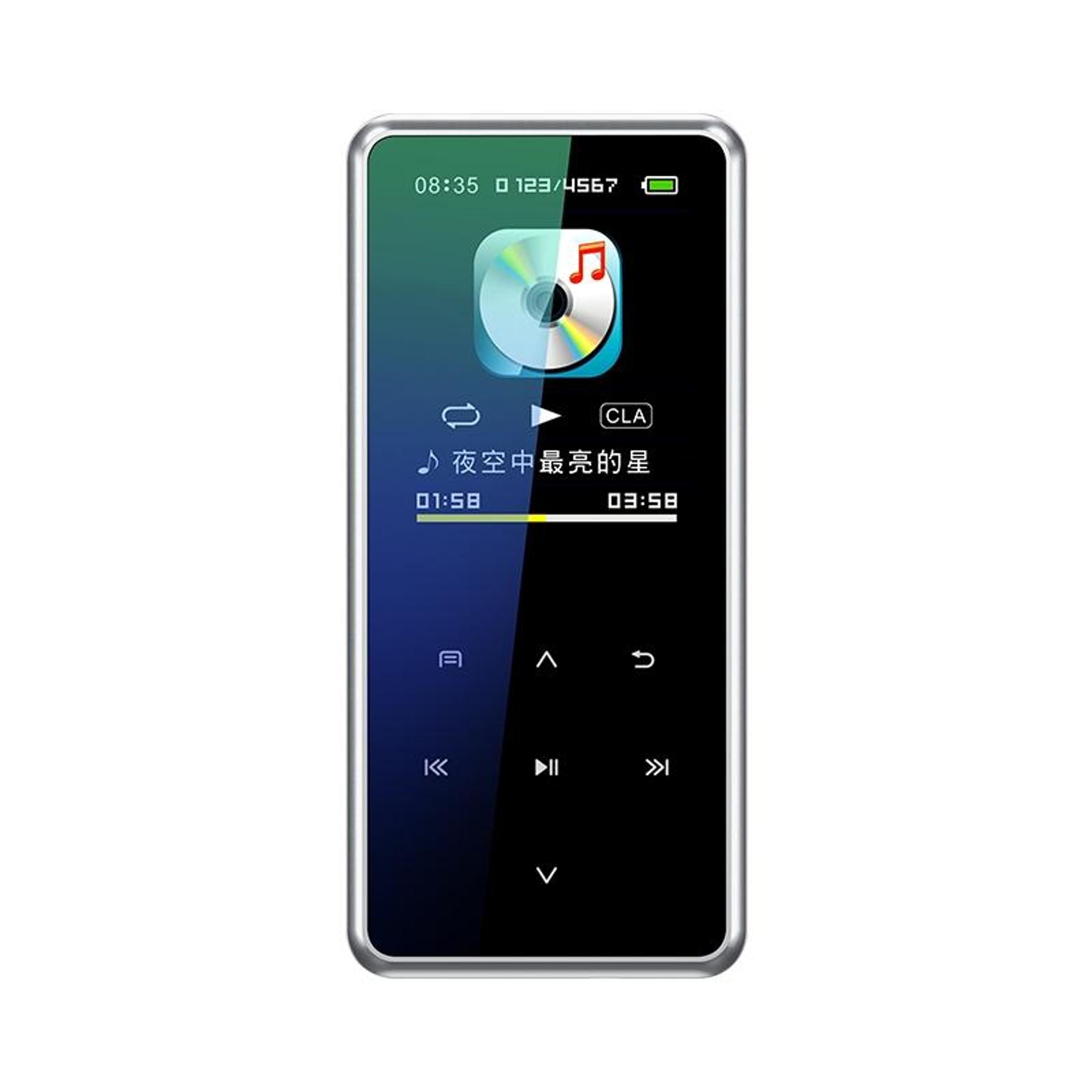 m12 bluetooth mp3 player 8gb portable voice recorder with fm radio video player