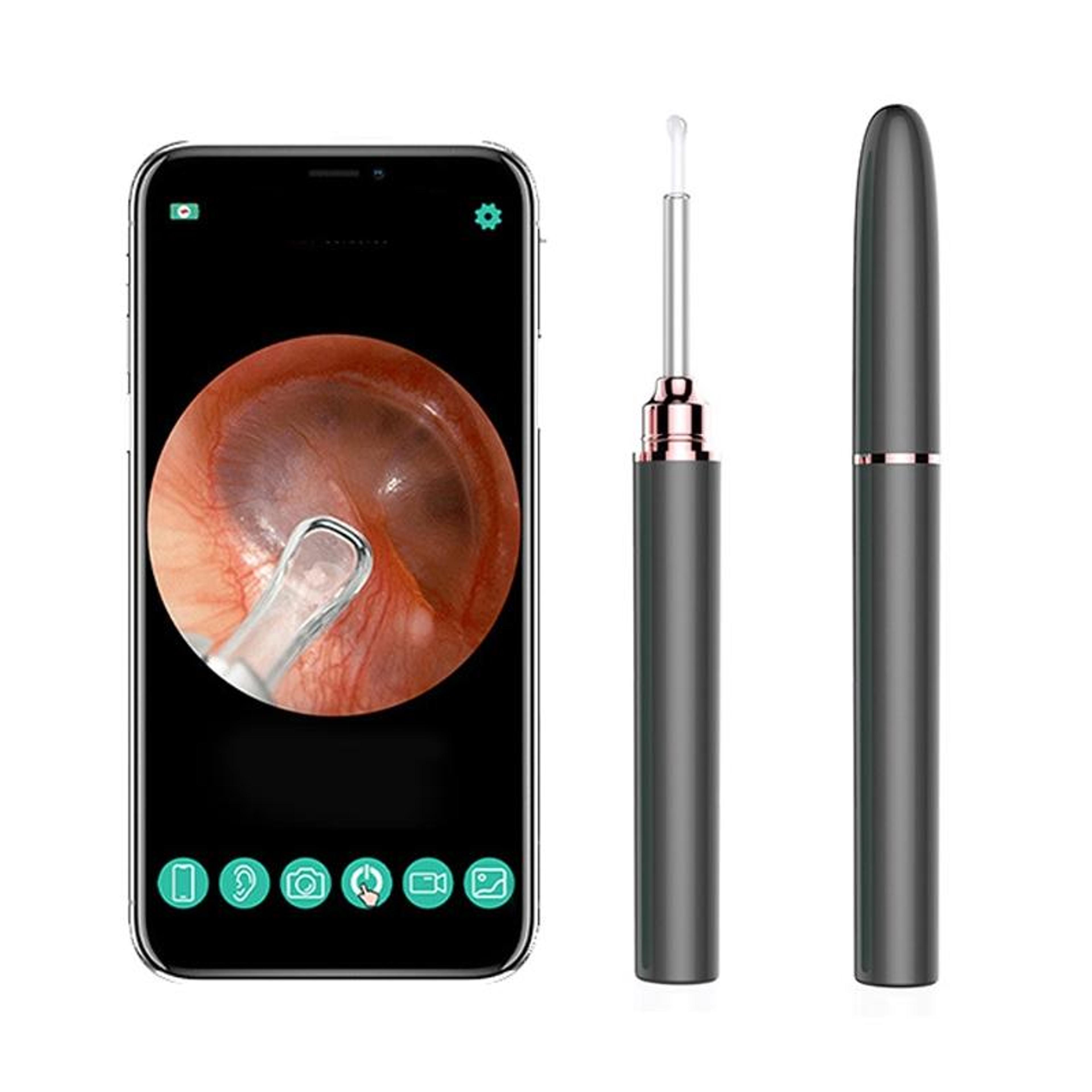 tes02 wifi ear cleaner with visual ear cleaner camera smart ear wax removal tool