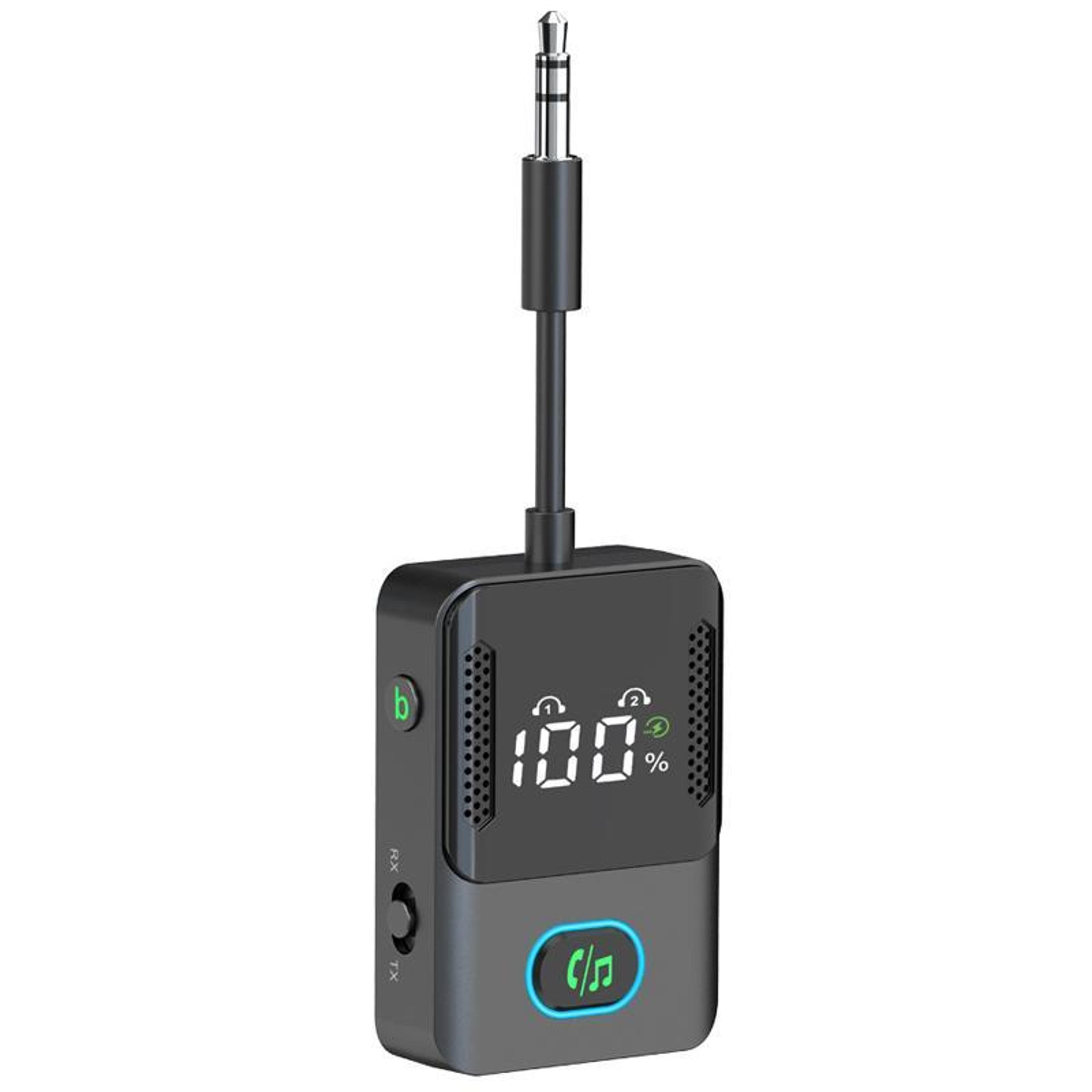 br16 bluetooth 5.3 audio adapter car bluetooth transmitter receiver aux wireless audio converter