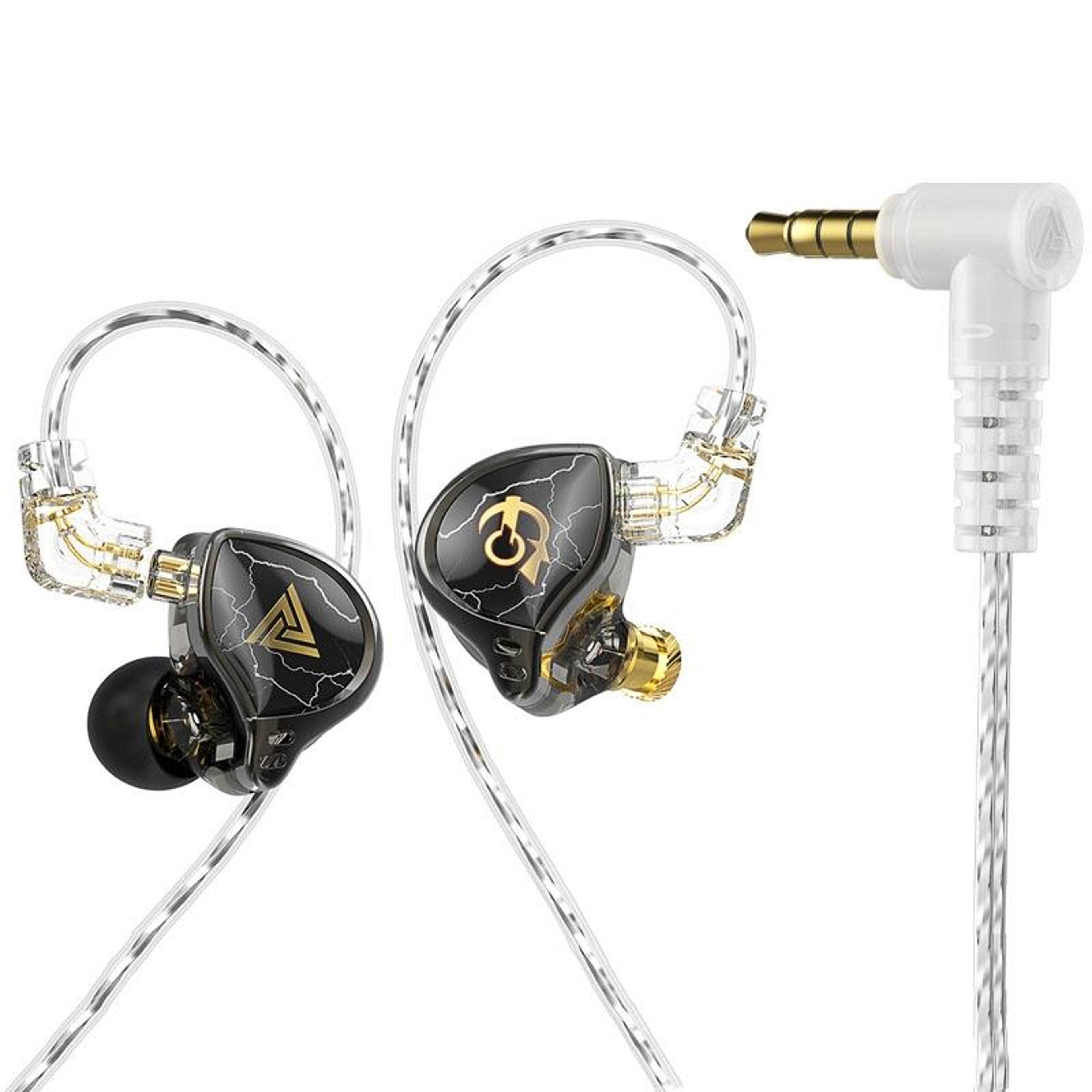 3.5mm wired hifi in ear headphones sports earphones with noise isolation