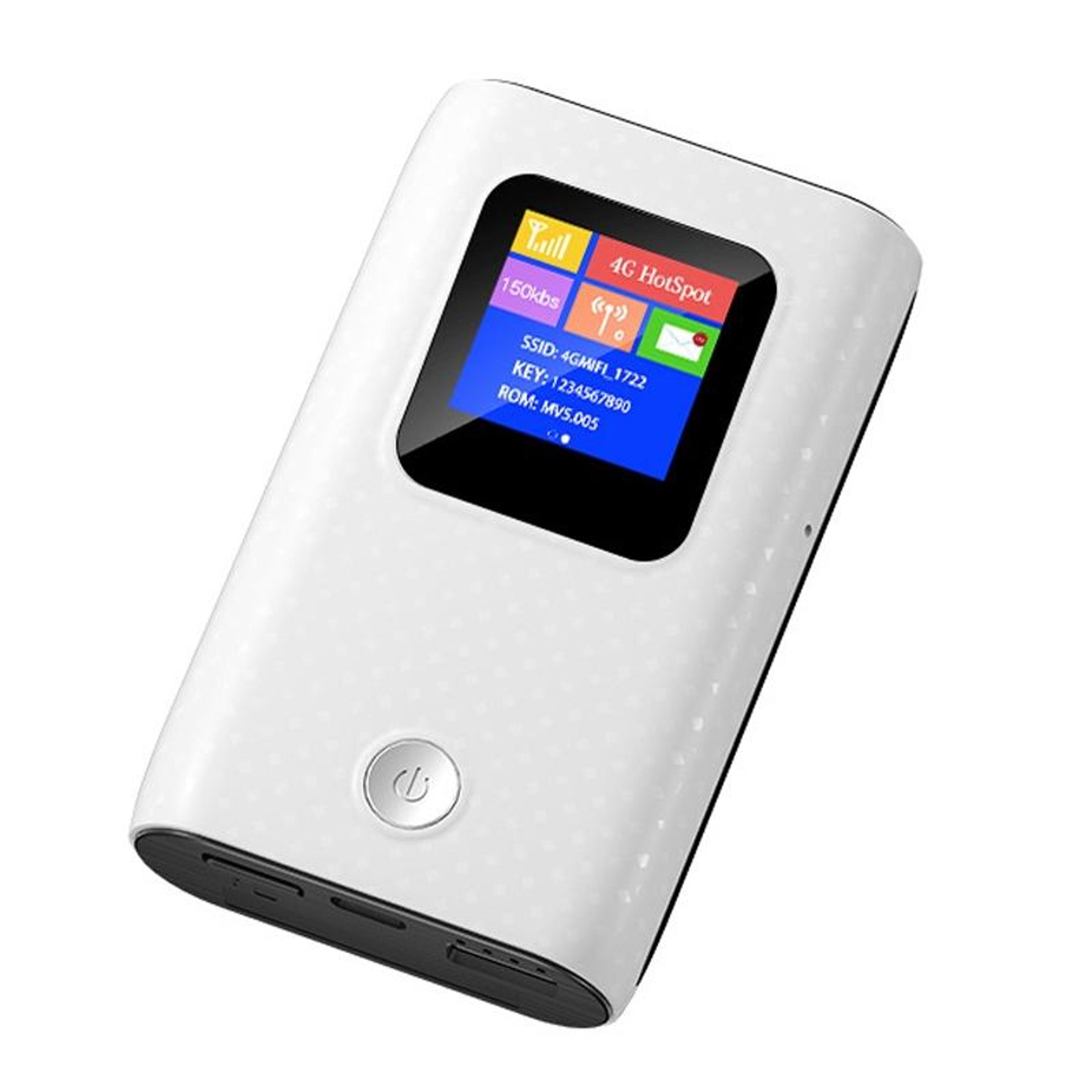 4g lte portable wifi router 6000mah mobile hotspot 150mbps pocket modem power bank