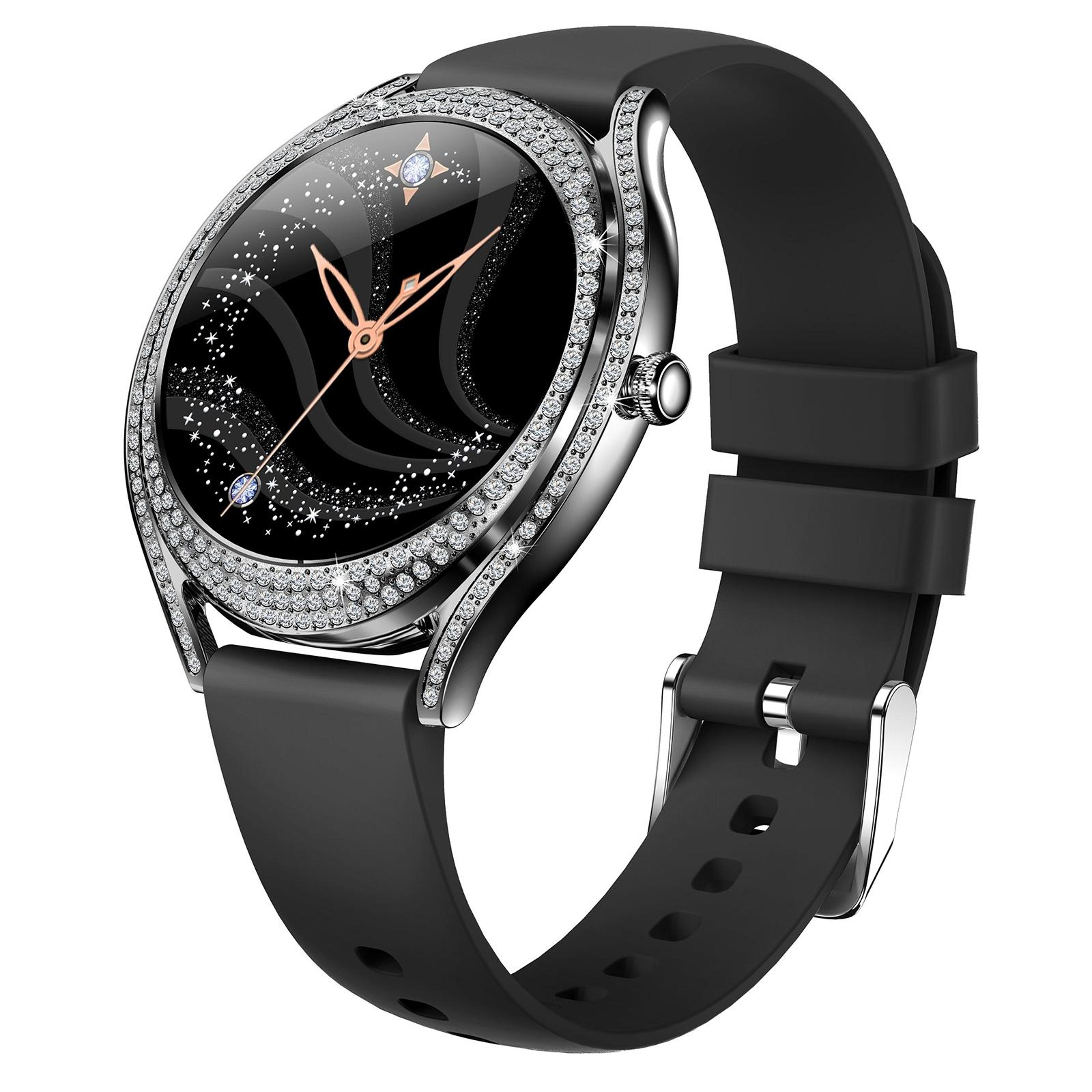v66 smart watch with bluetooth calling fitness tracker heart rate sleep monitor silicone strap