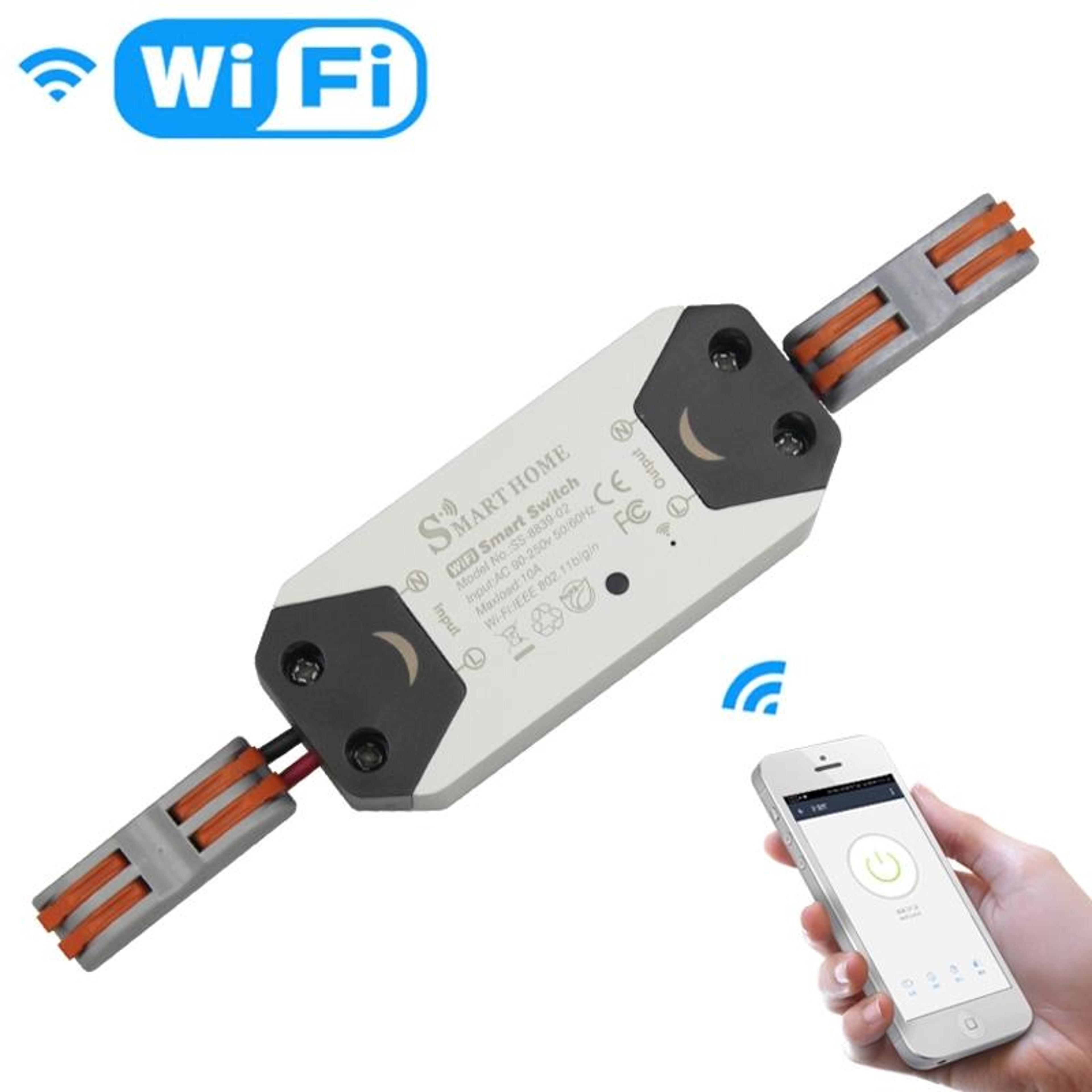 diy wifi smart light switch timer module for smart home automation with alexa google home remote control