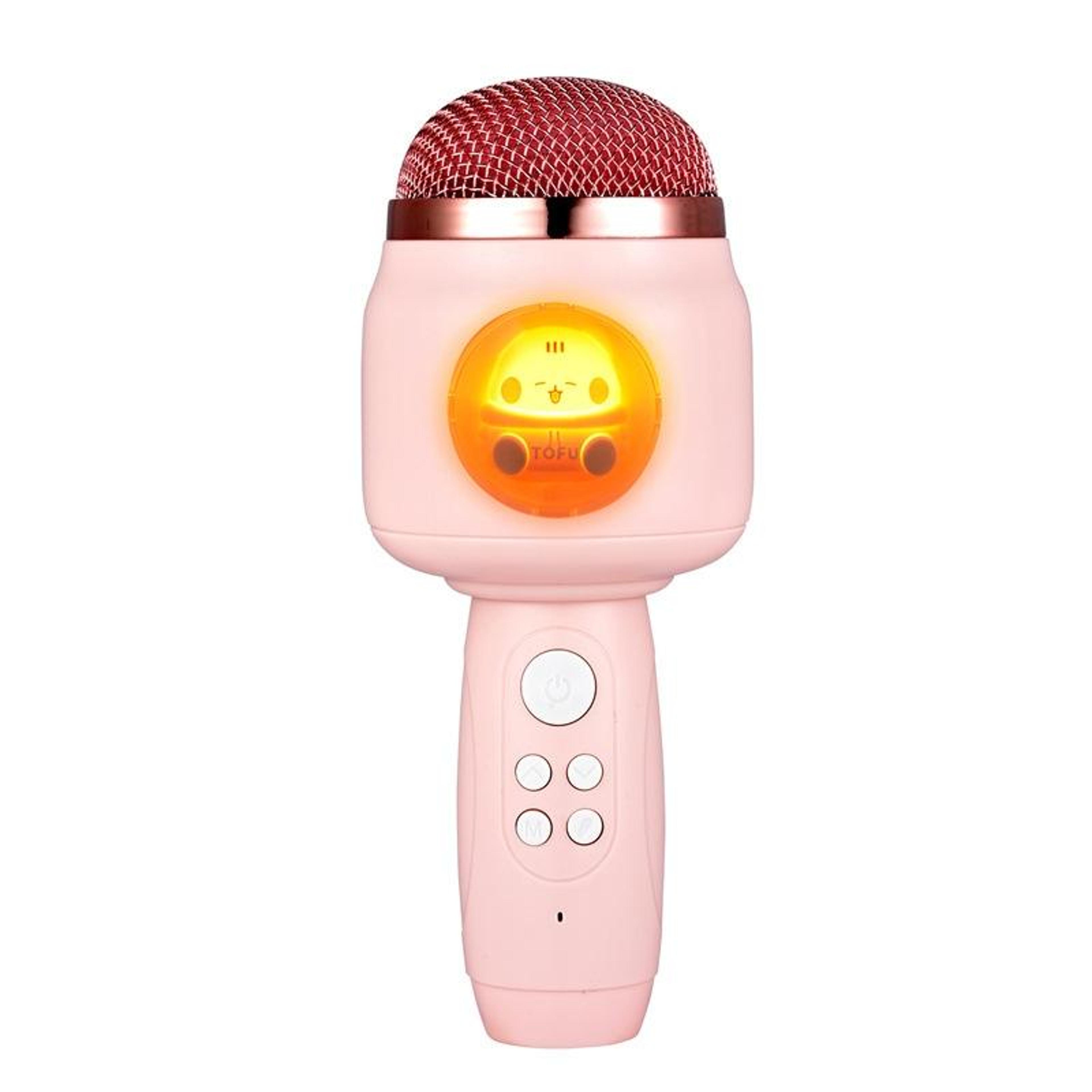 icarer family f816 bluetooth karaoke microphone wireless microphone speaker with voice changer
