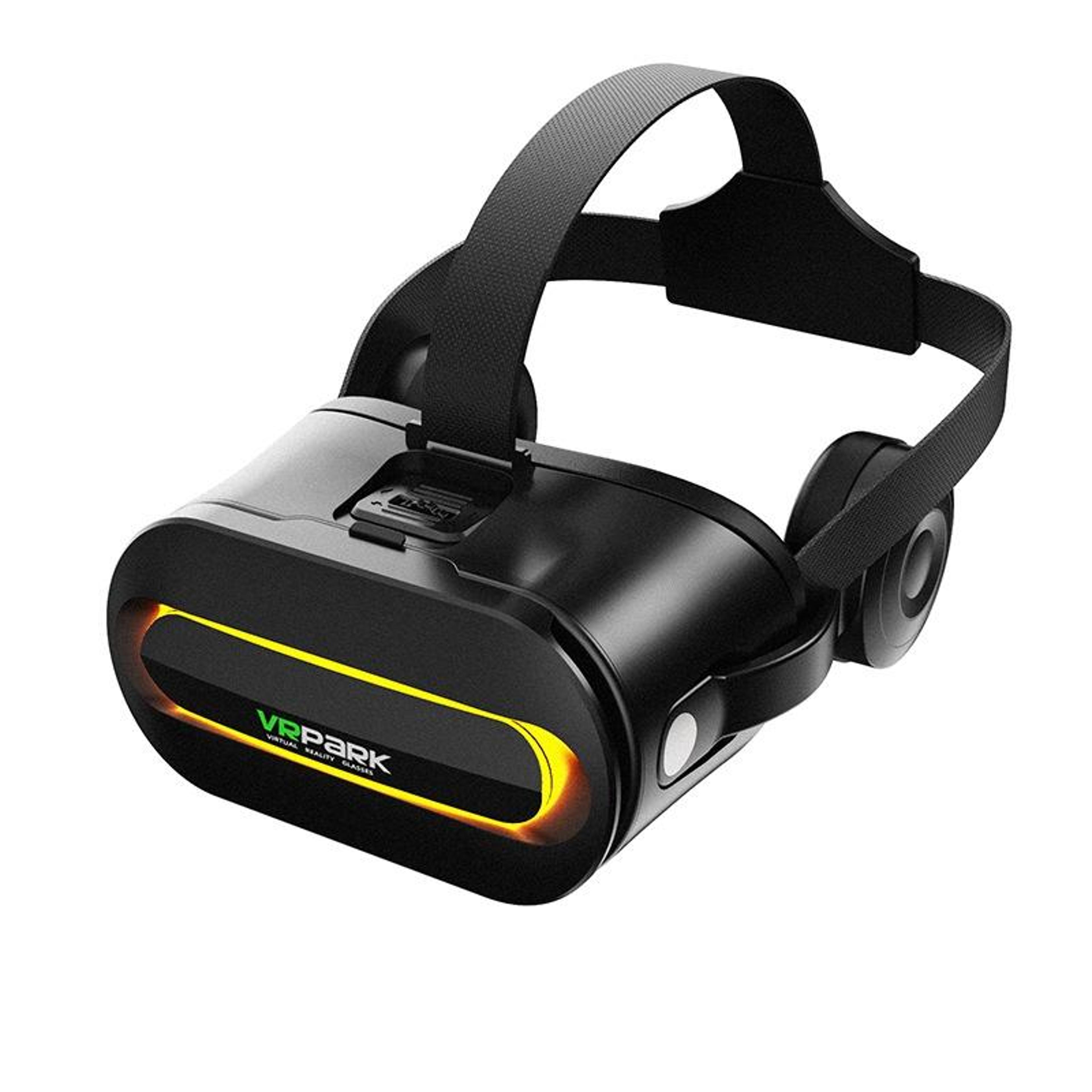 vrpark j60 vr headset bluetooth virtual reality headset with built in headphones for 3d immersive viewing