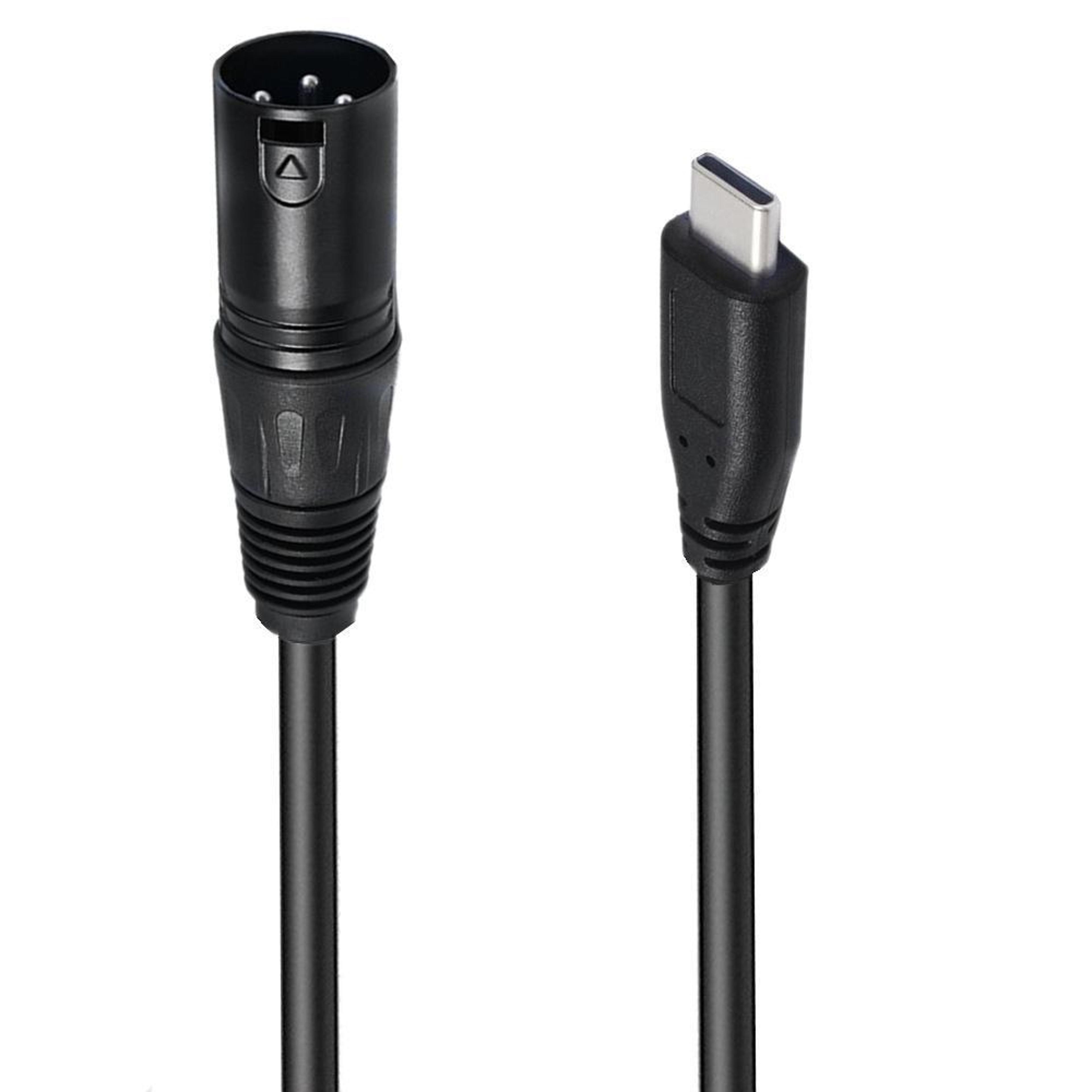 junsunmay usb-c to xlr adapter 1m high fidelity microphone audio adapter cable for phones tablets laptops