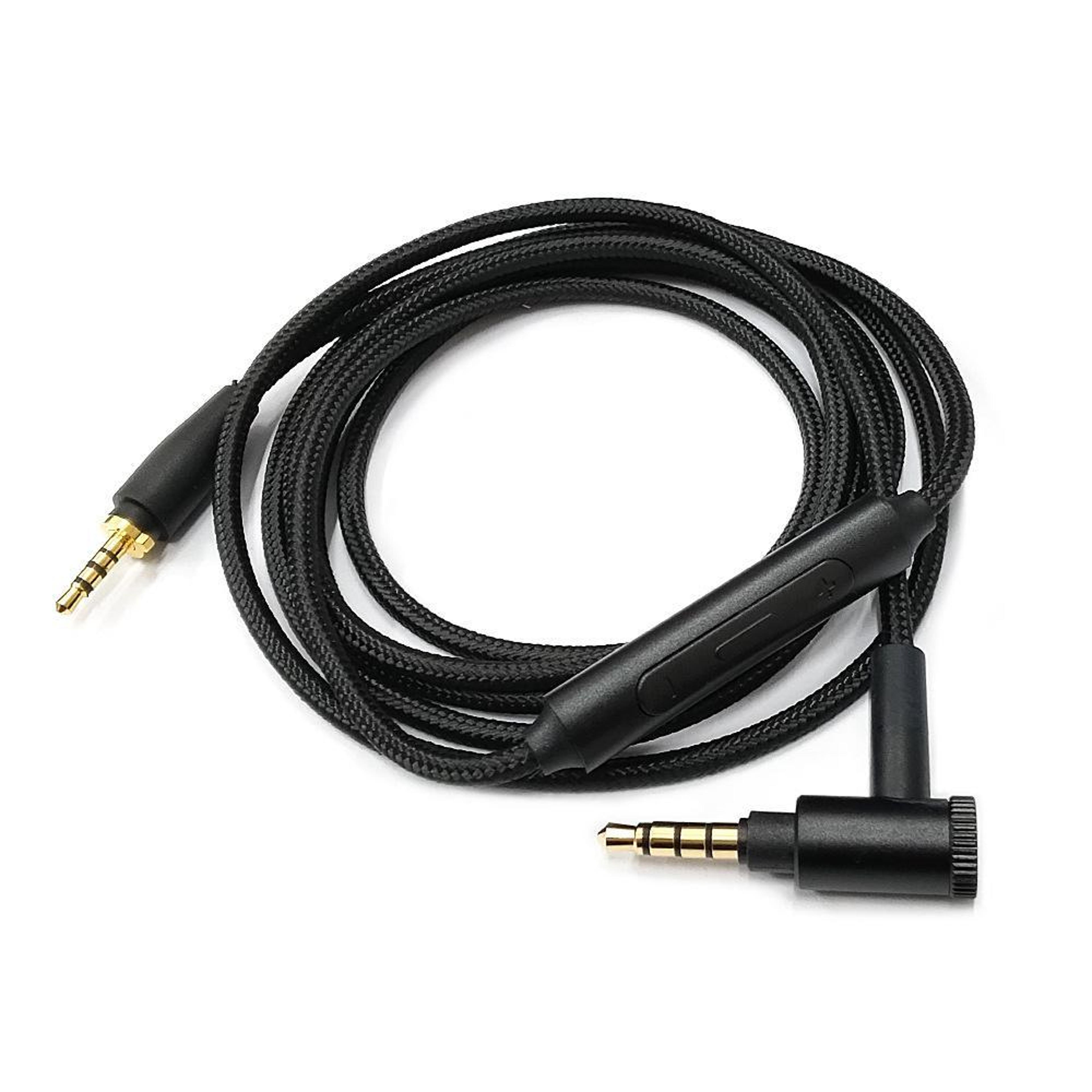 sennheiser replacement cable for urbanite & urbanite xl, 1.5m 3.5mm nylon braided audio cable with inline control