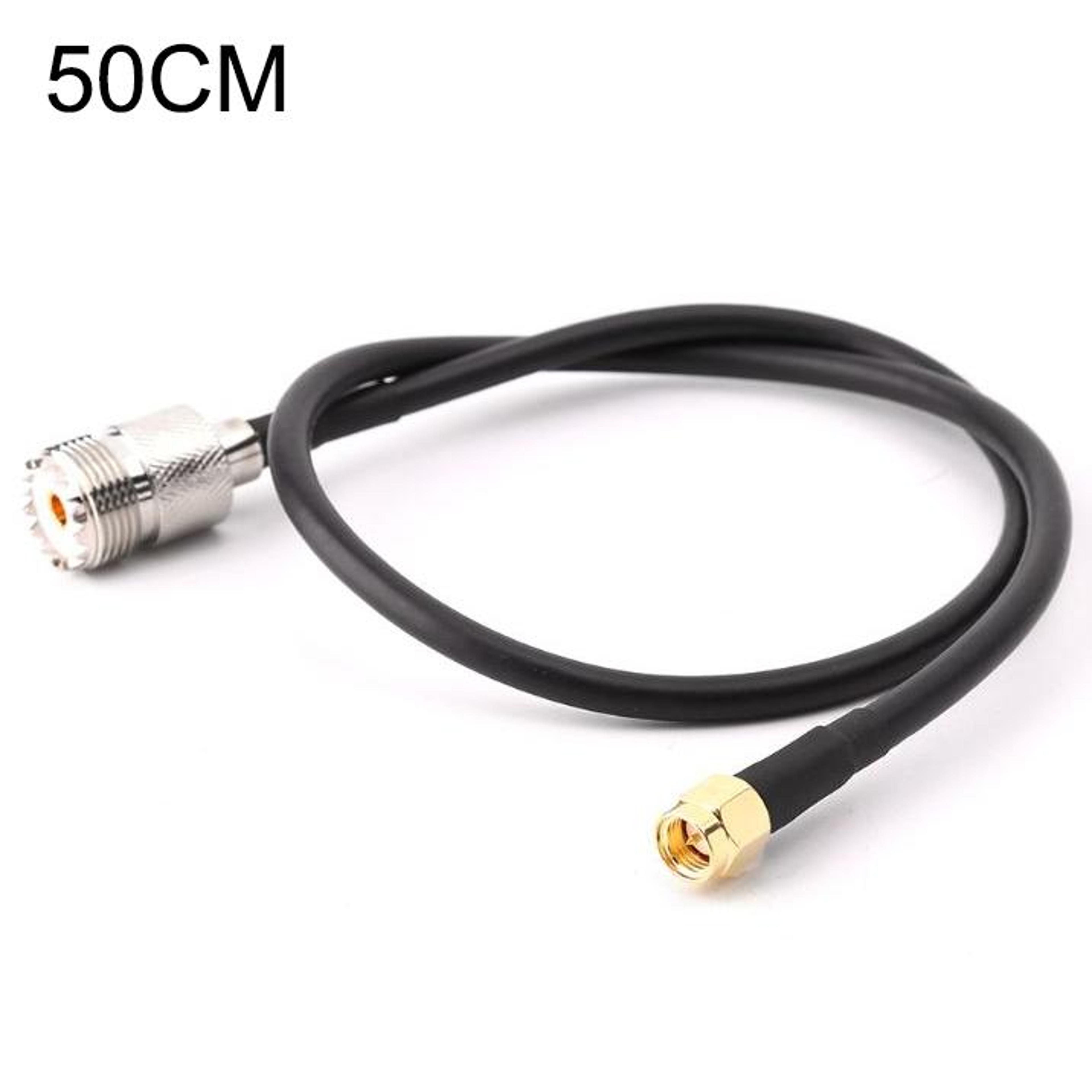 rg58 coaxial cable uhf female to sma male rf adapter cable 50cm for wifi antennas