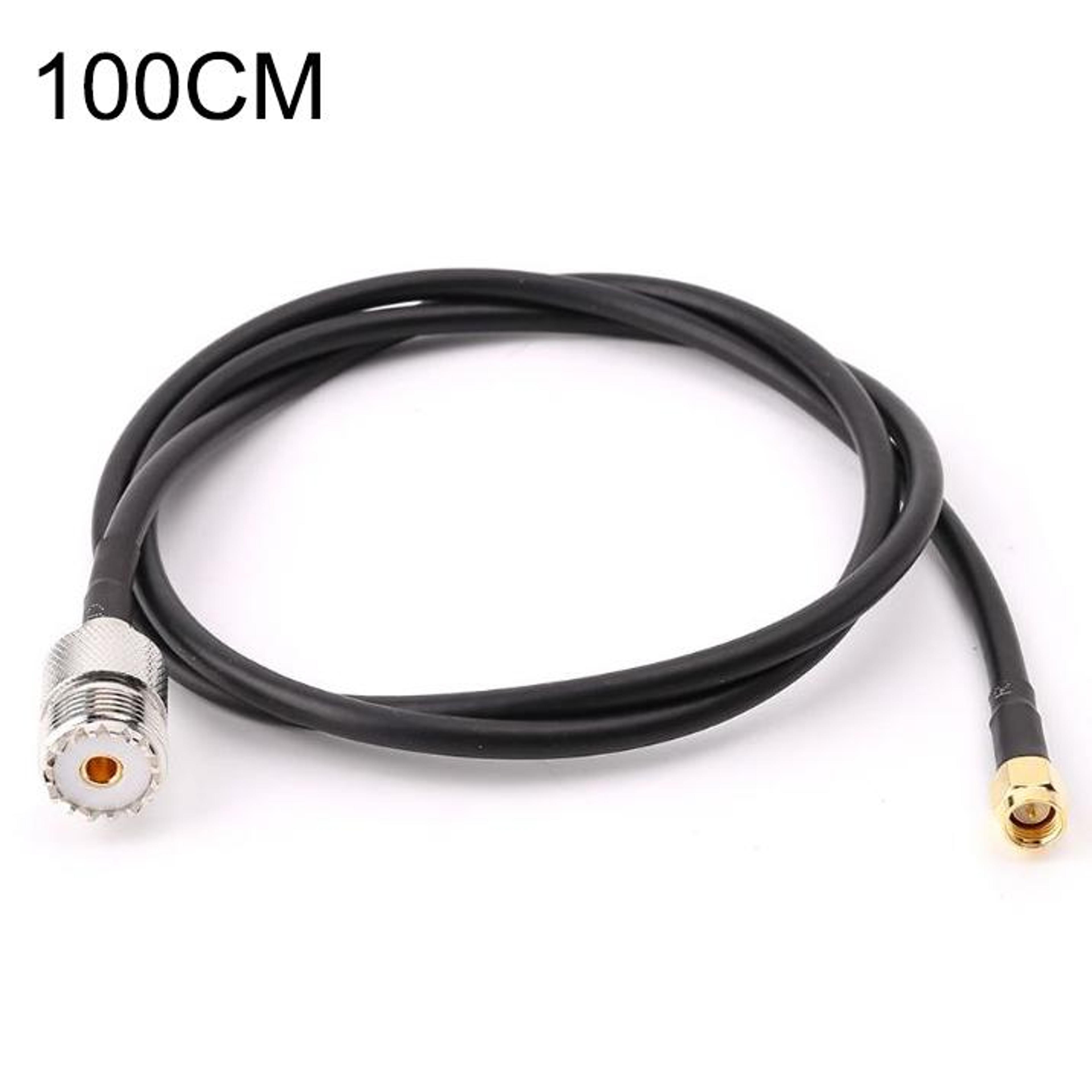 rg58 uhf female to sma male cable 1m rf coaxial adapter cable for wifi antennas & wireless equipment