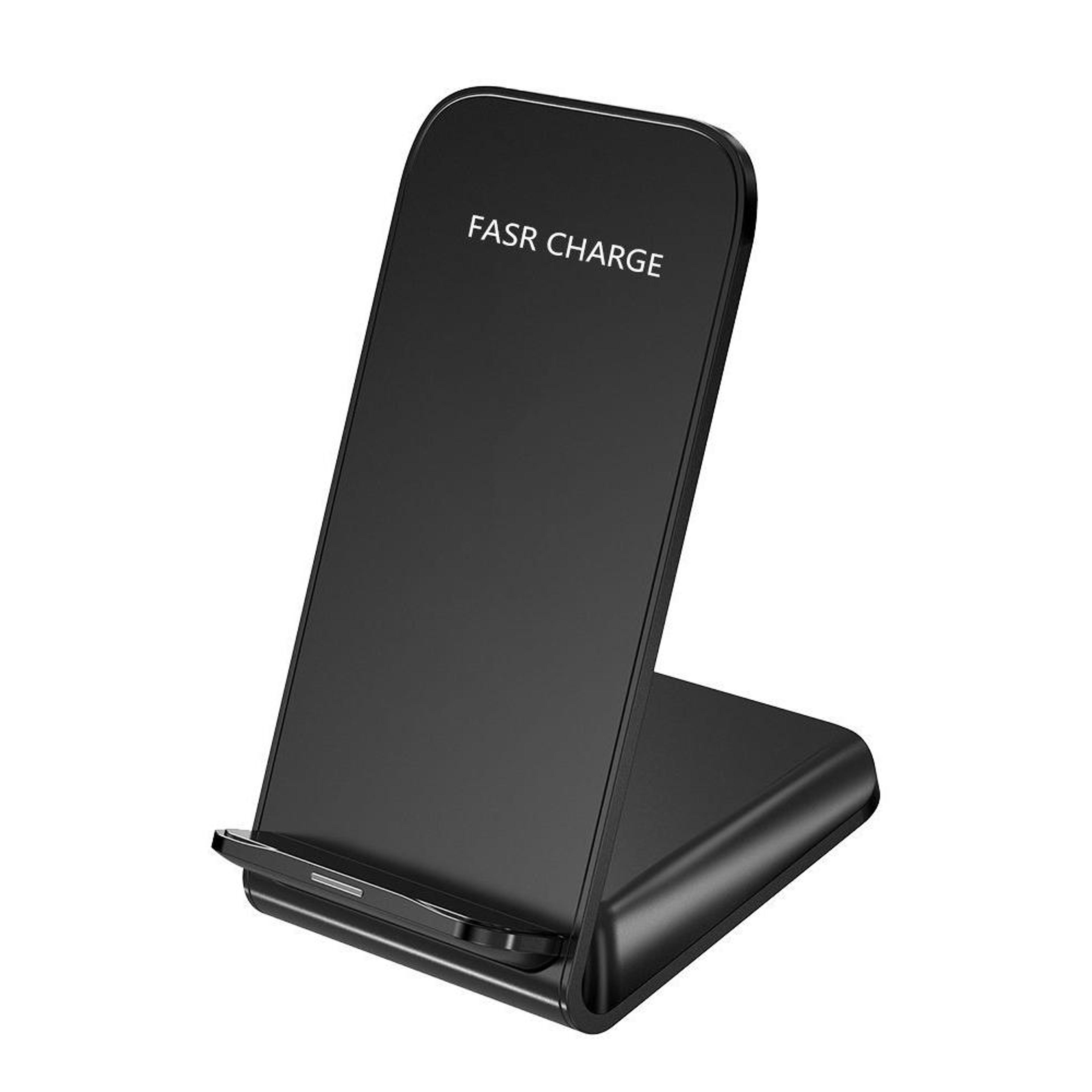 15w wireless charging stand fast qi desktop phone charger with adjustable viewing