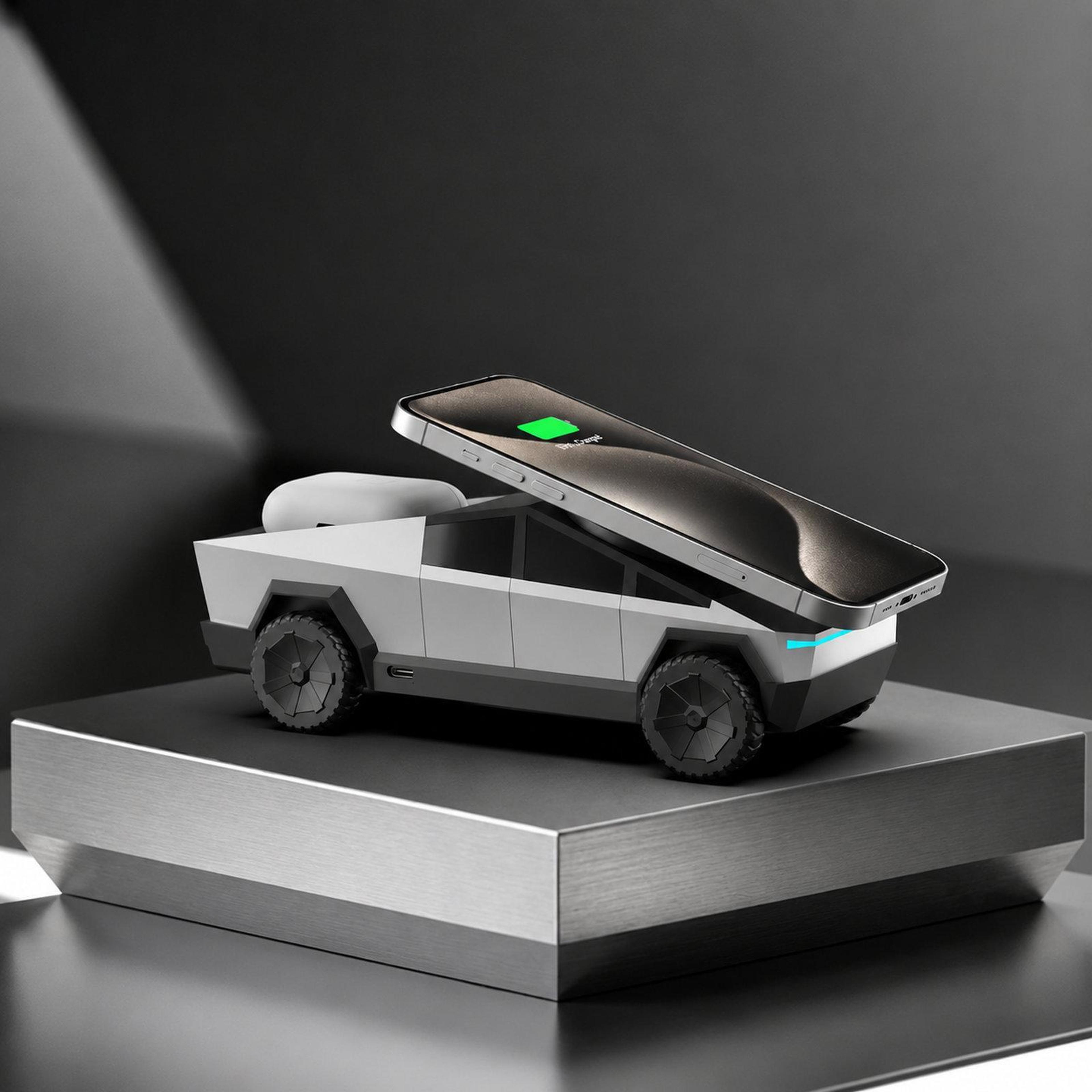 cybertruck magnetic wireless charging station 3 in 1 fast charging dock