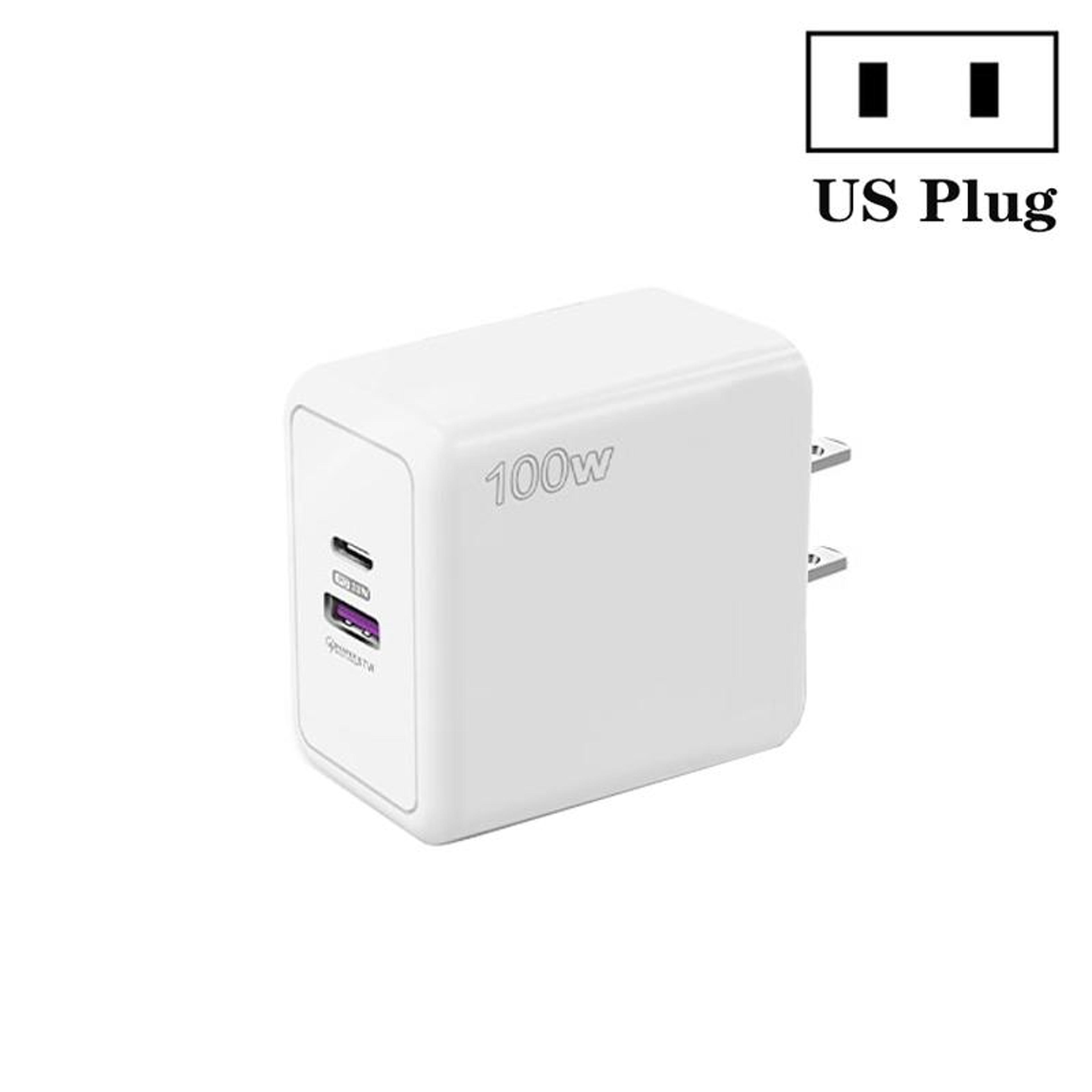 67w usb charger with pd 33w fast charging, qc5.0 dual port usb wall charger us plug