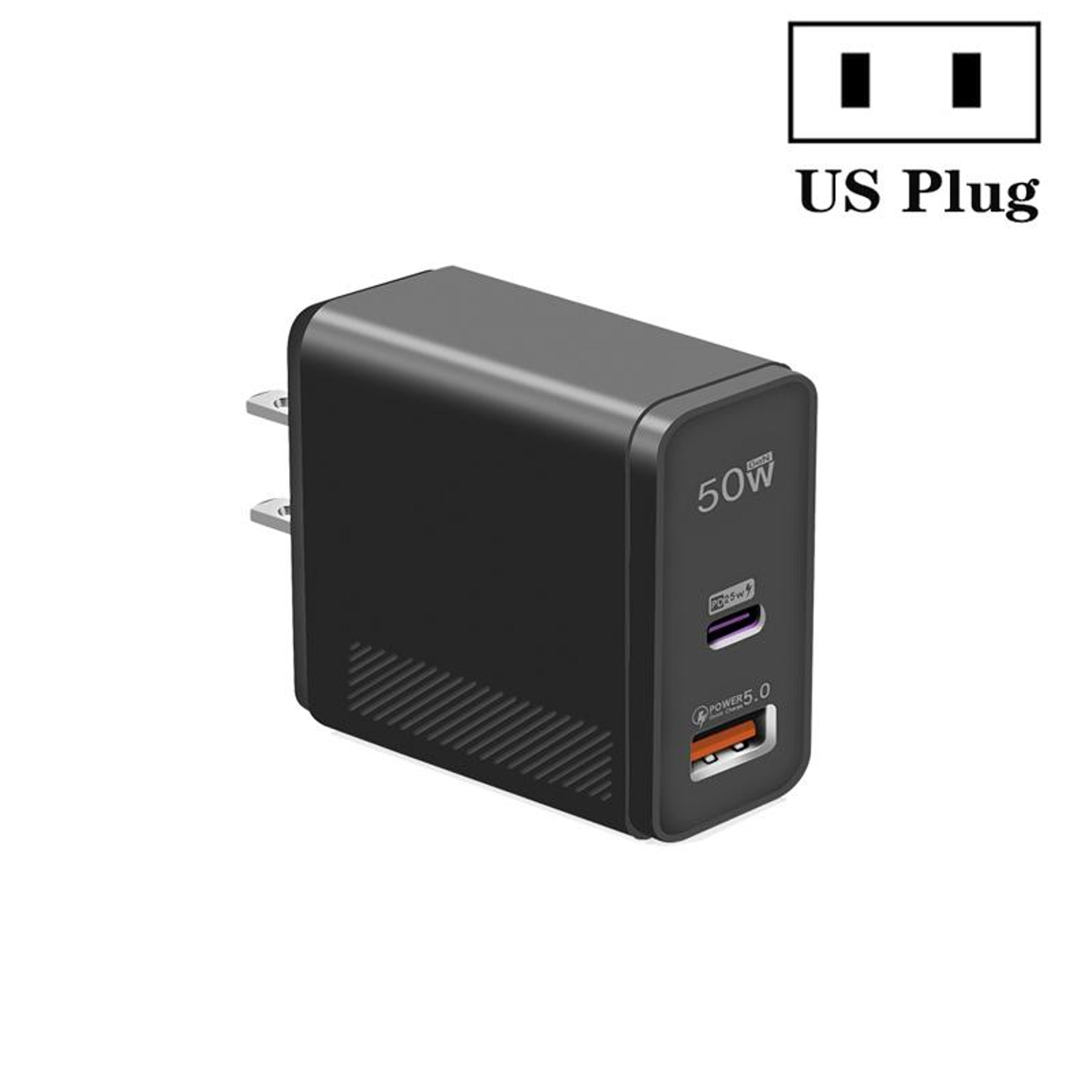 25w usb c charger with pd fast charging & qc5.0 dual port wall charger us plug