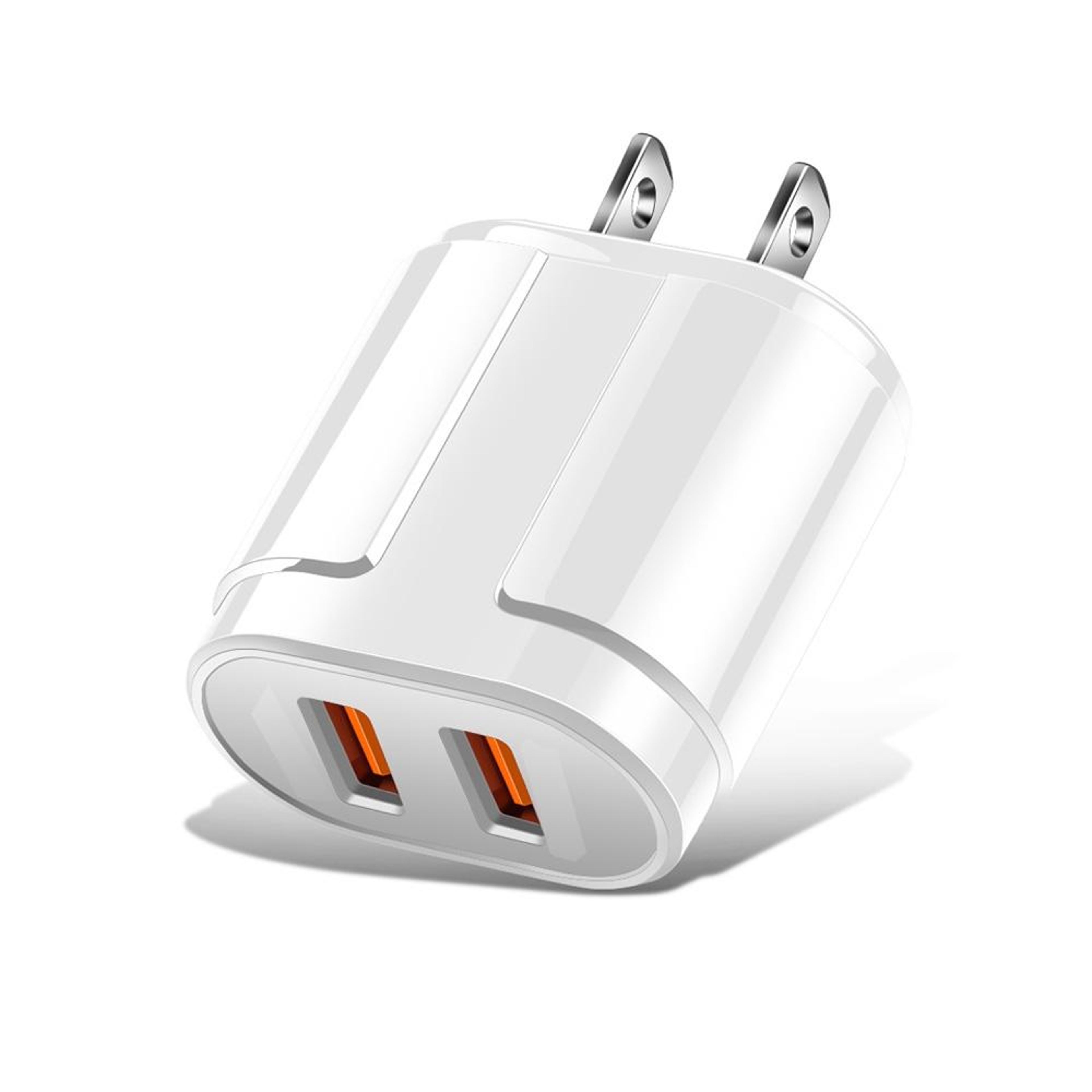dual usb wall charger 15w universal phone and tablet travel charger us plug
